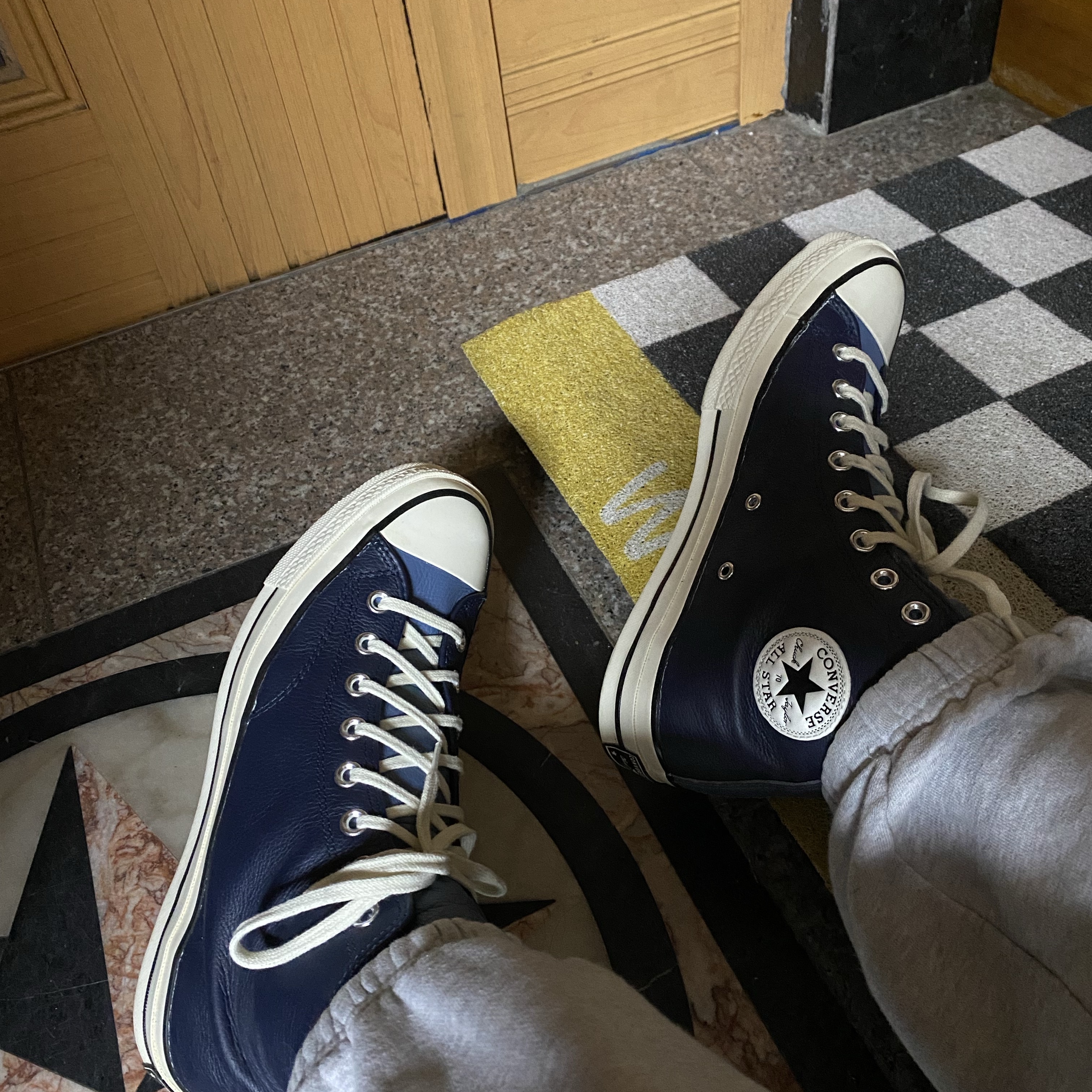 Converse Chuck 70 High Seasonal Color Uncharted Waters Blue 착용 스타일