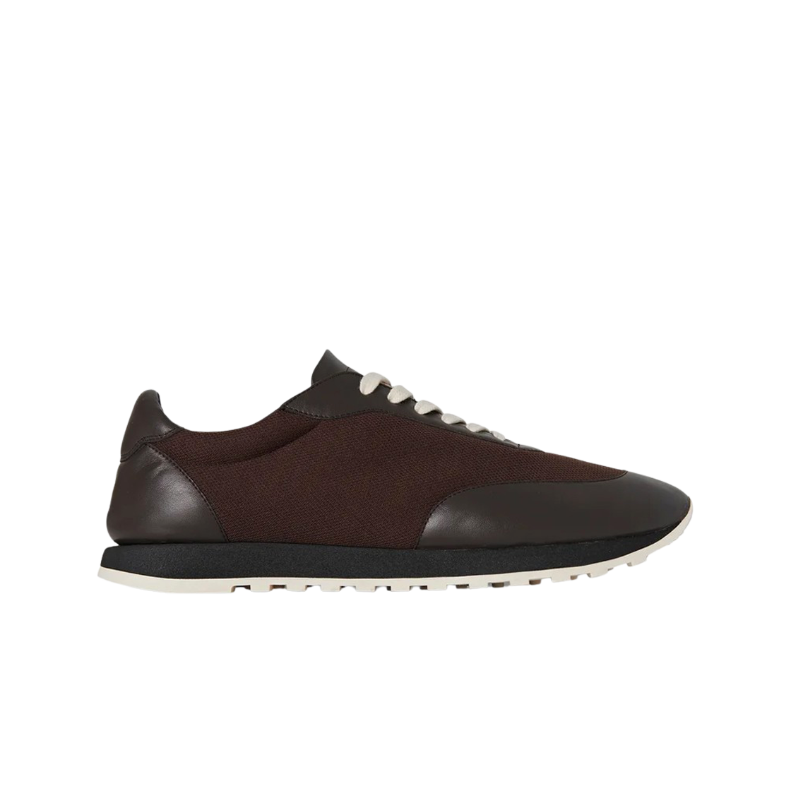 F2021W20N60BRBR The Row Owen Runner in Suede and Nylon Brown