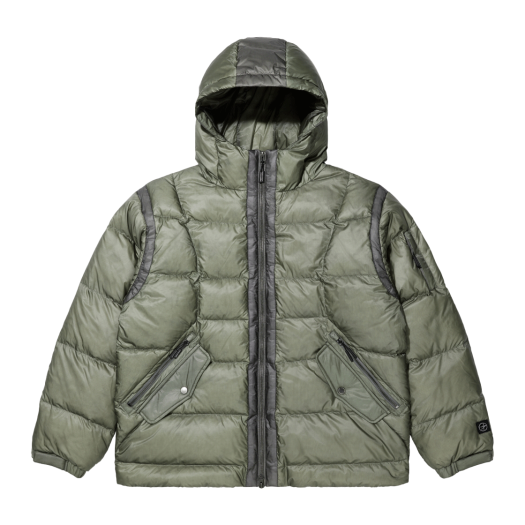 L25UJD011OLV LOCKHEED MARTIN LM Thin Tech Shell Goose Down Jumper Olive