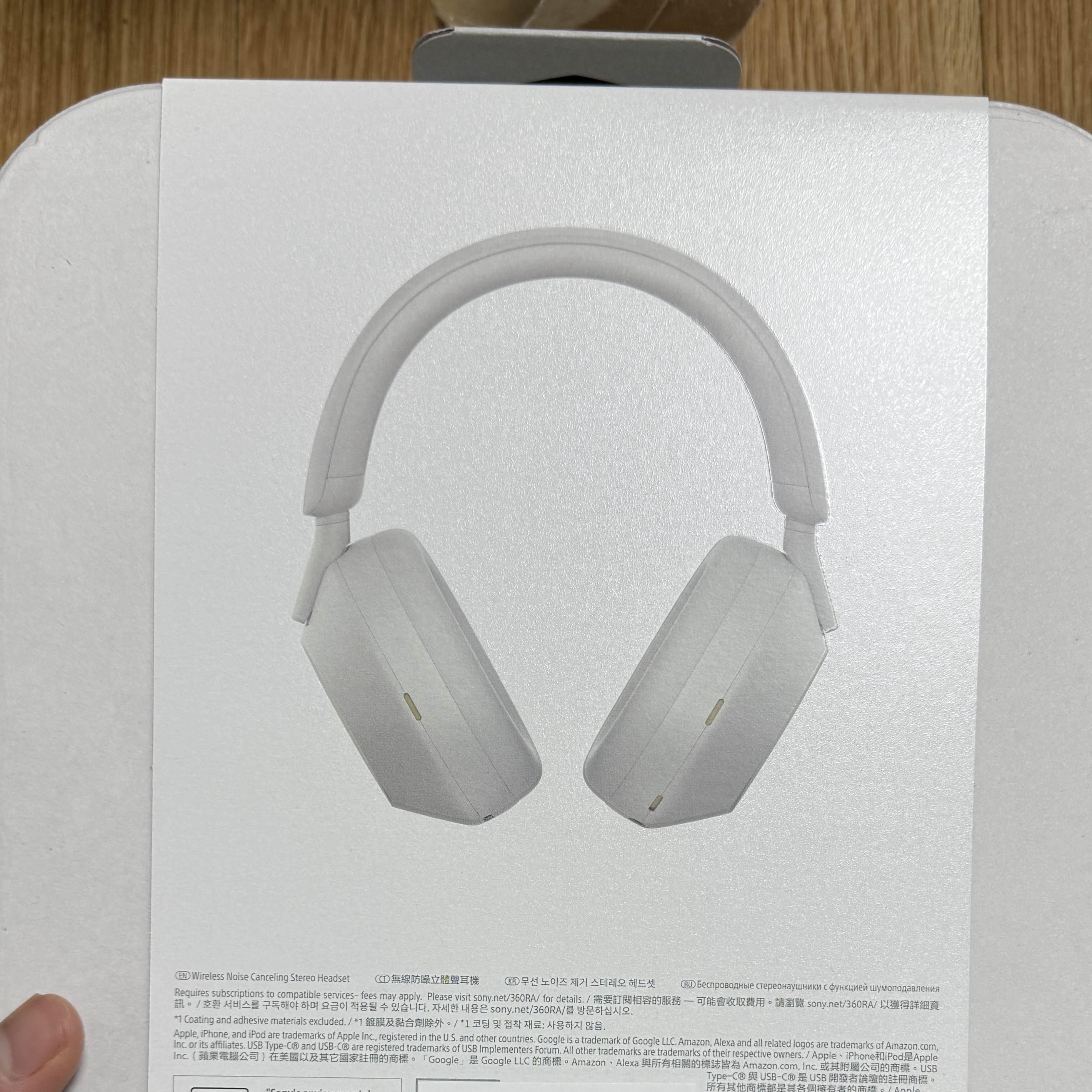 Sony WH-1000XM5 Silver (Sony Korea Ver.) 착용 스타일