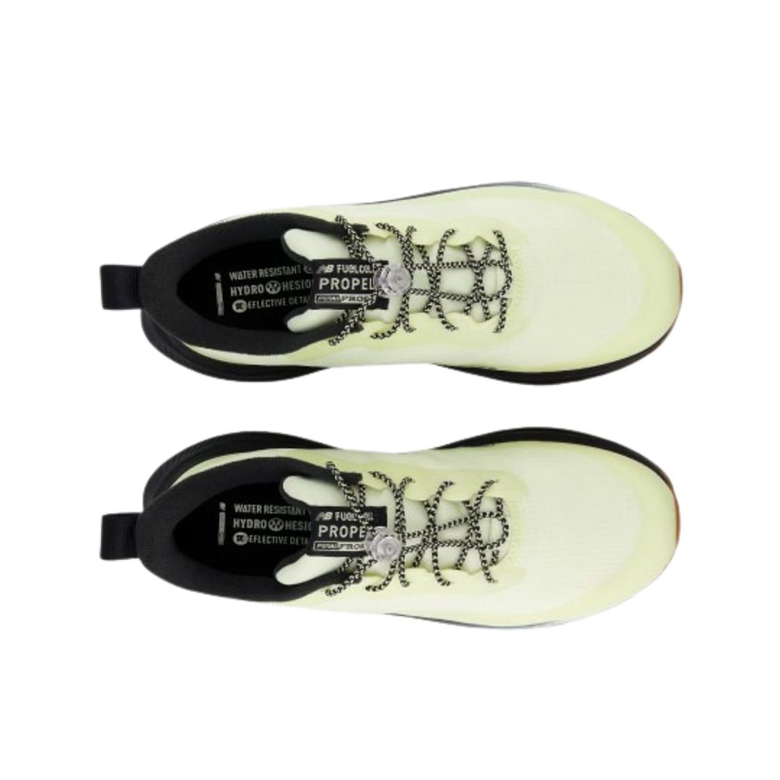 (W) 뉴발란스 퓨어셀 프로펠 v4 퍼마프로스트 피스타치오 버터 블랙 - D 와이드((W) New Balance Fuelcell Propel v4 Permafrost Pistachio Butter Black - D Wide) - 2