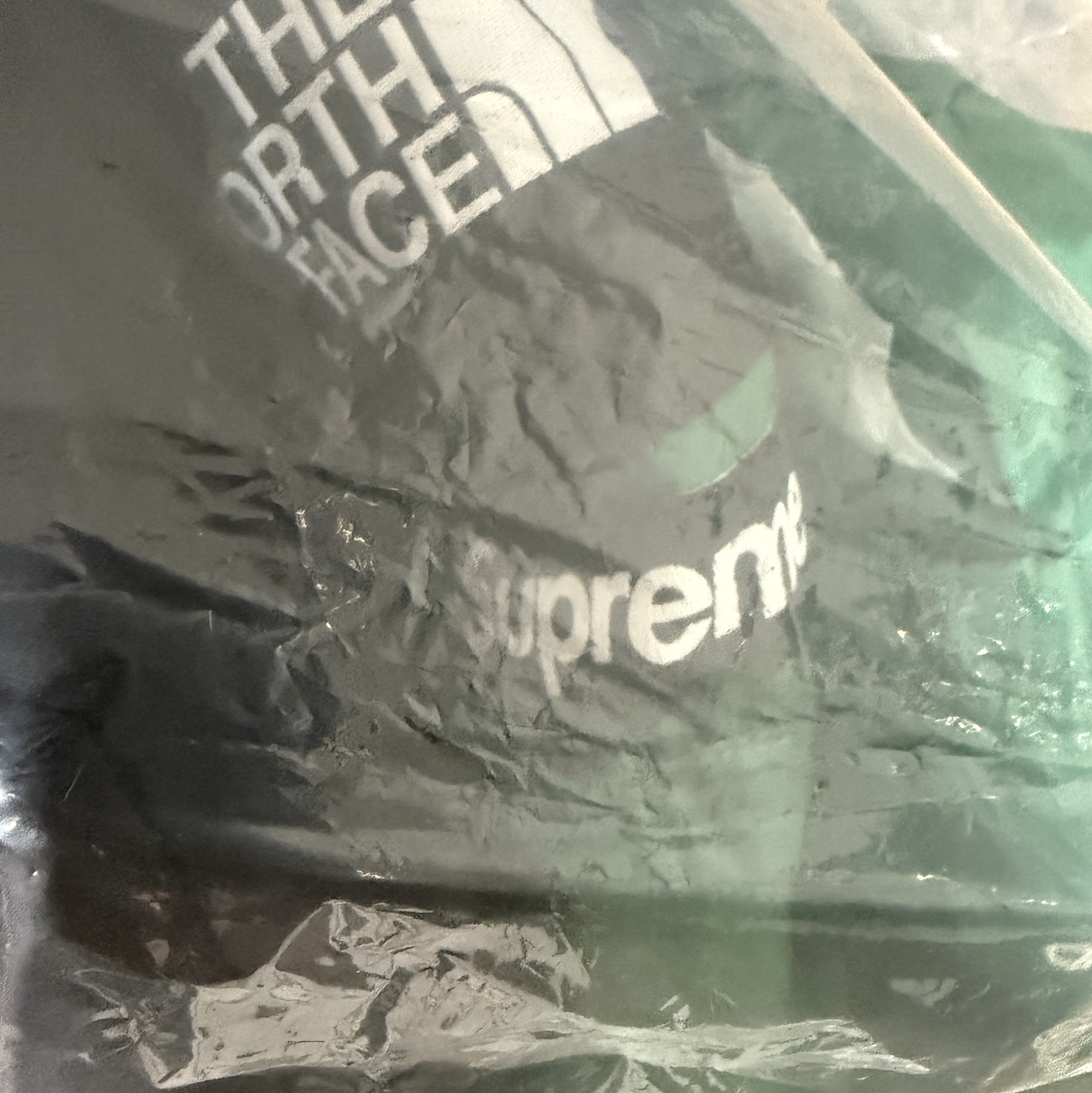 Supreme x The North Face Nuptse Jacket Green - 24FW 착용 스타일