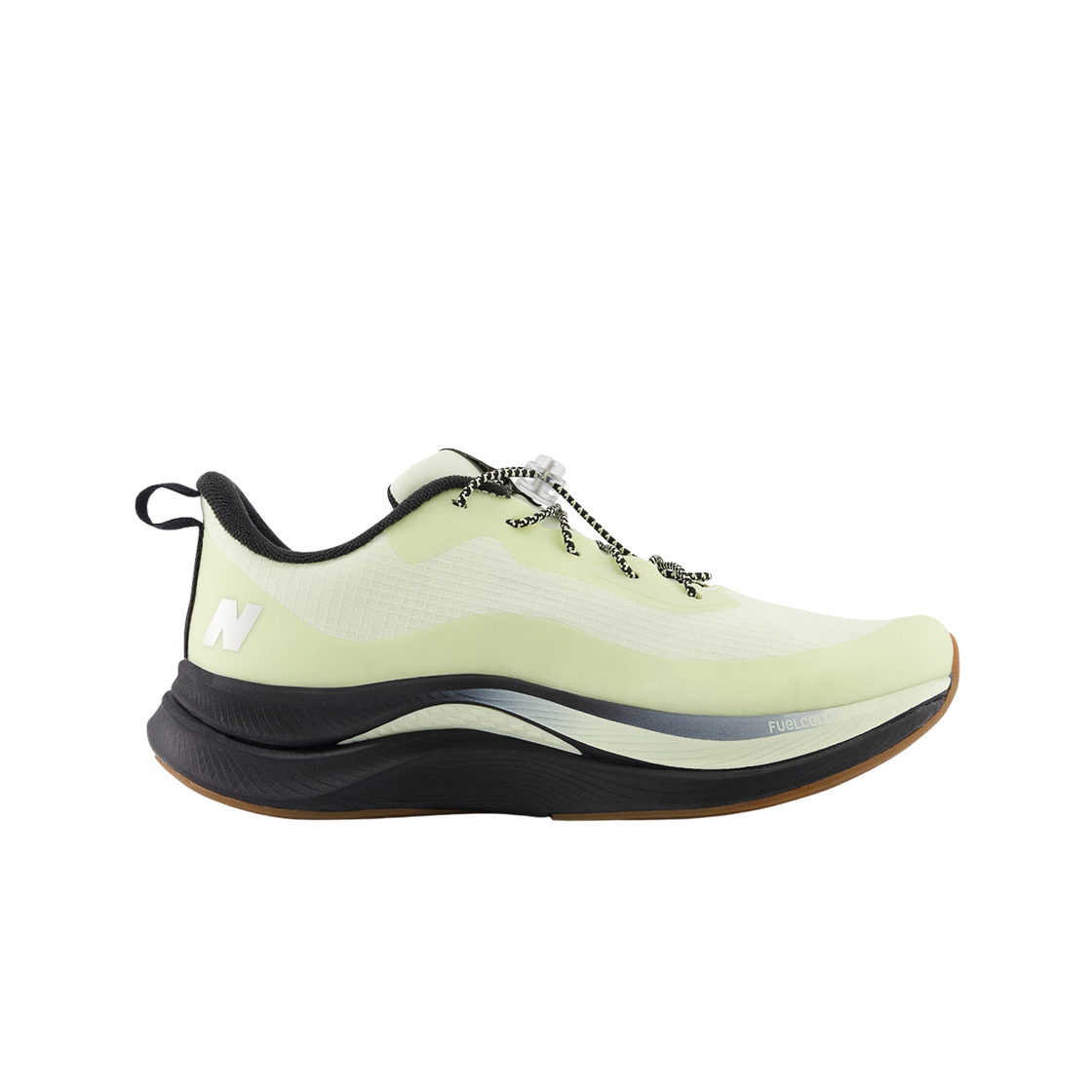 (W) 뉴발란스 퓨어셀 프로펠 v4 퍼마프로스트 피스타치오 버터 블랙 - D 와이드((W) New Balance Fuelcell Propel v4 Permafrost Pistachio Butter Black - D Wide)