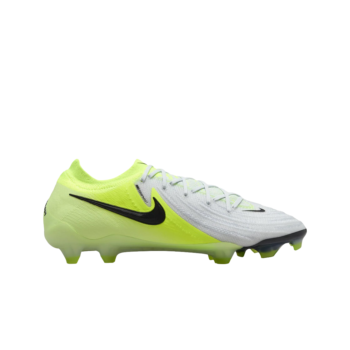 나이키 팬텀 GX 2 엘리트 FG 메탈릭 실버 볼트(Nike Phantom GX 2 Elite FG Metallic Silver Volt)