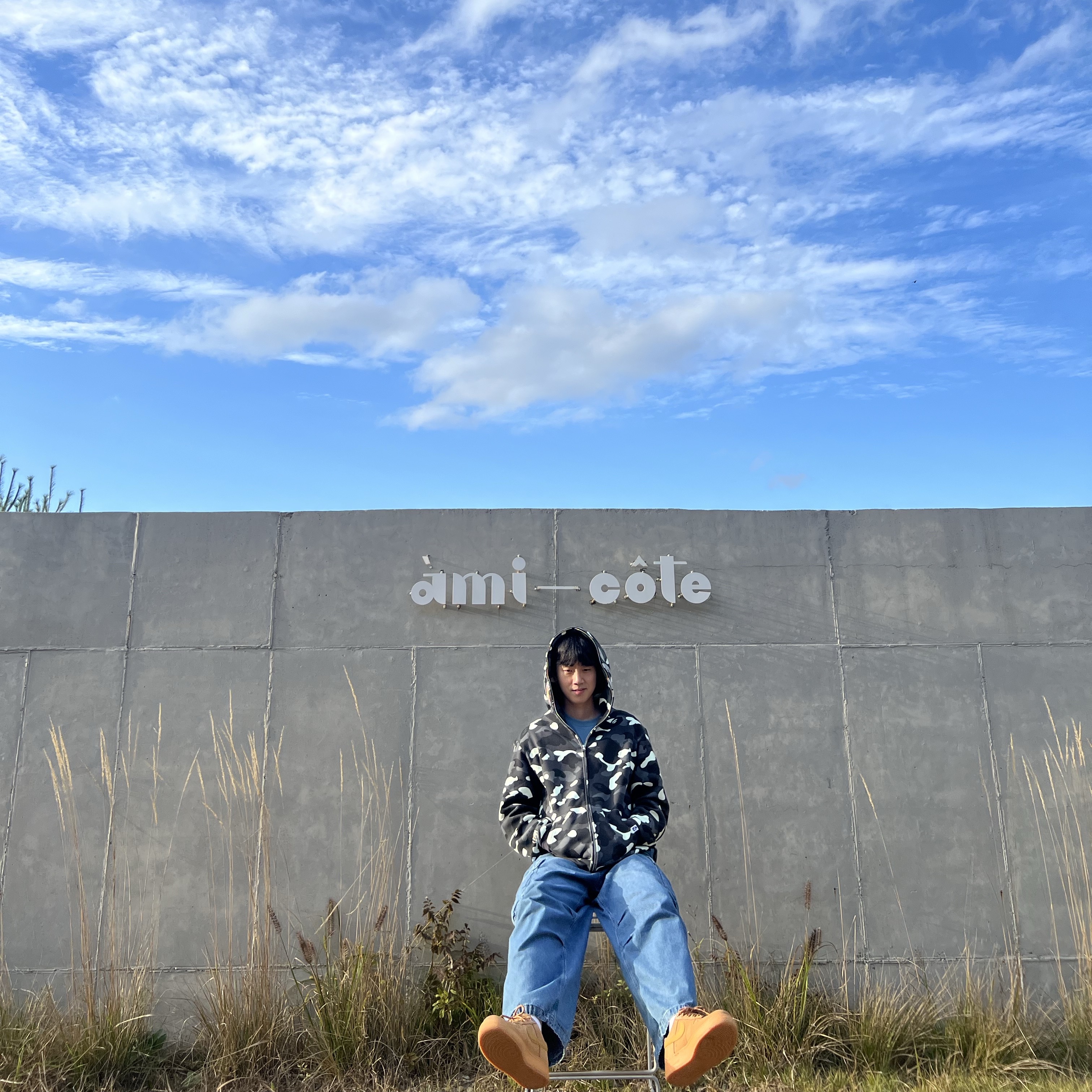 BAPE City Camo Shark Full Zip Hoodie Black, Nike Air Force 1 '07 WB Flax 착용 스타일 - 1