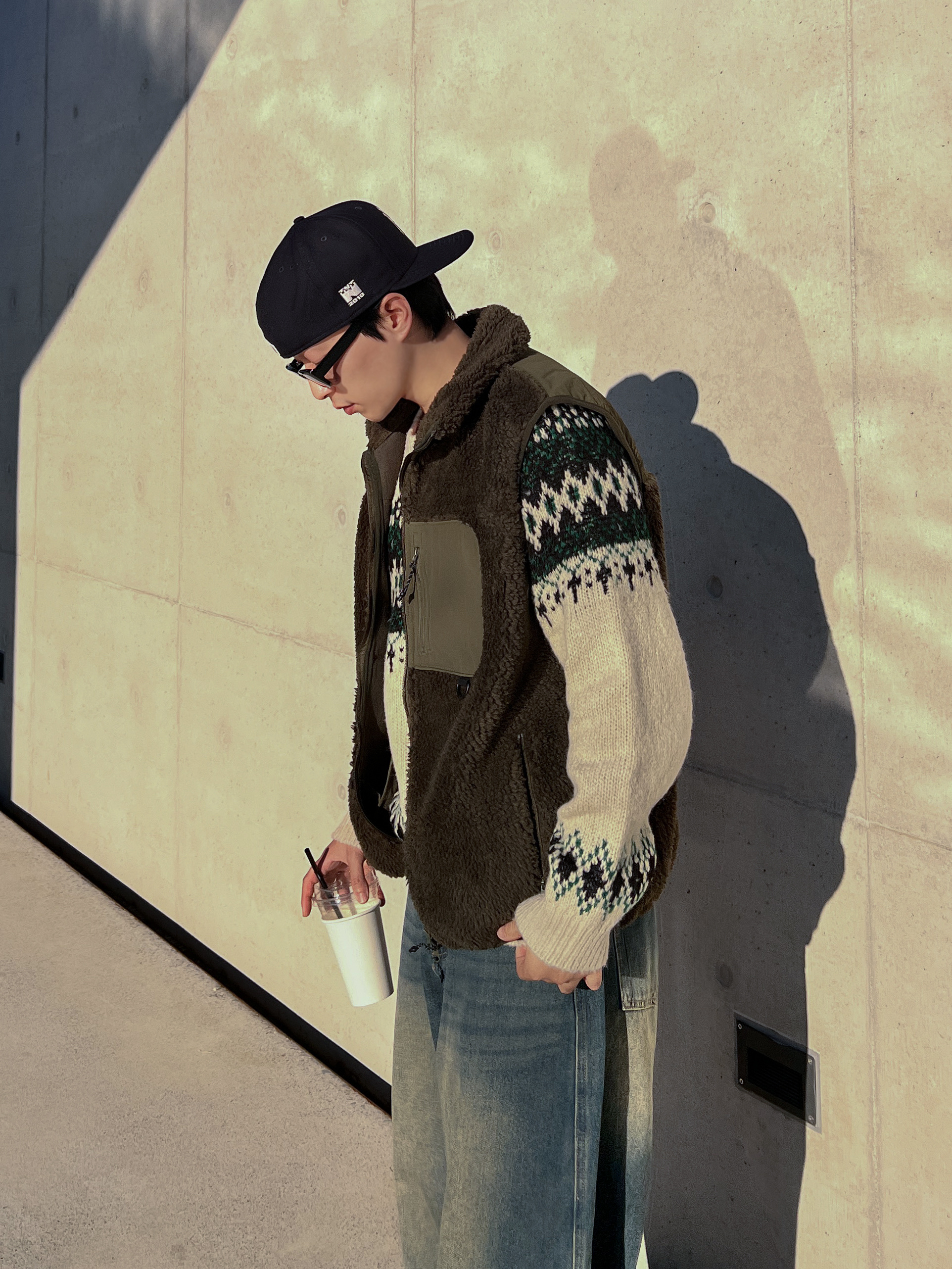 Thisisneverthat x New Era x MLB New York Yankees 59Fifty Classic Navy, Clarks Wallabee Maple Suede 착용 스타일 - 4