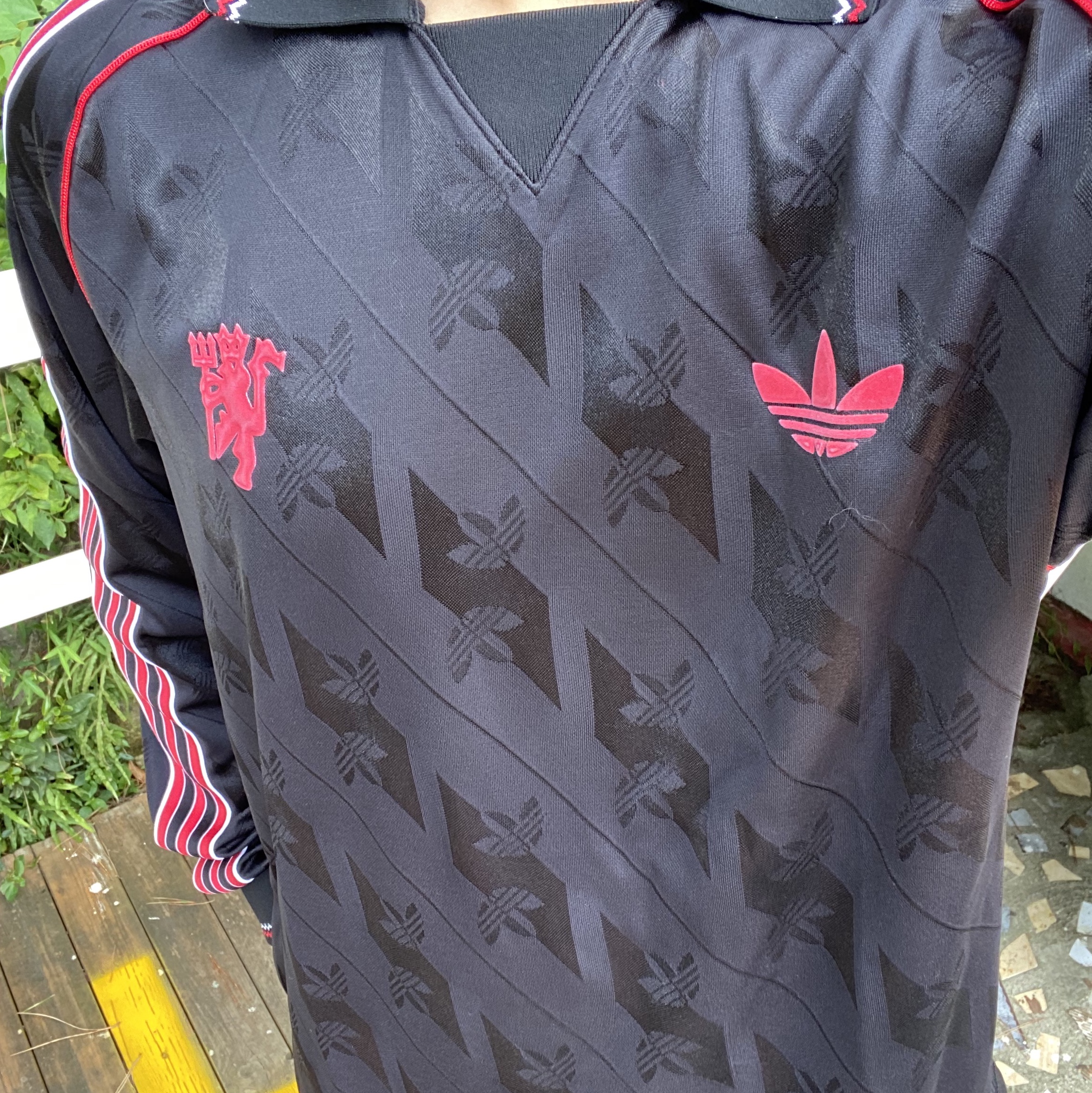 Adidas Manchester United LFSTLR Jersey Black - KR Sizing, Nike SB Dunk Low Pro Chicago 착용 스타일 - 1