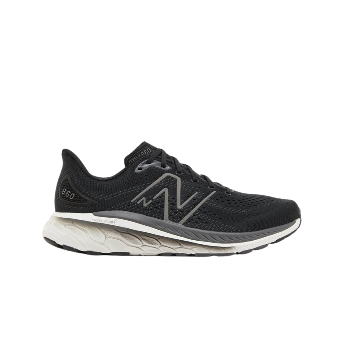 뉴발란스 프레쉬 폼 X 860v13 블랙 화이트 - 2E 와이드(New Balance Fresh Foam X 860v13 Black White - 2E Wide)
