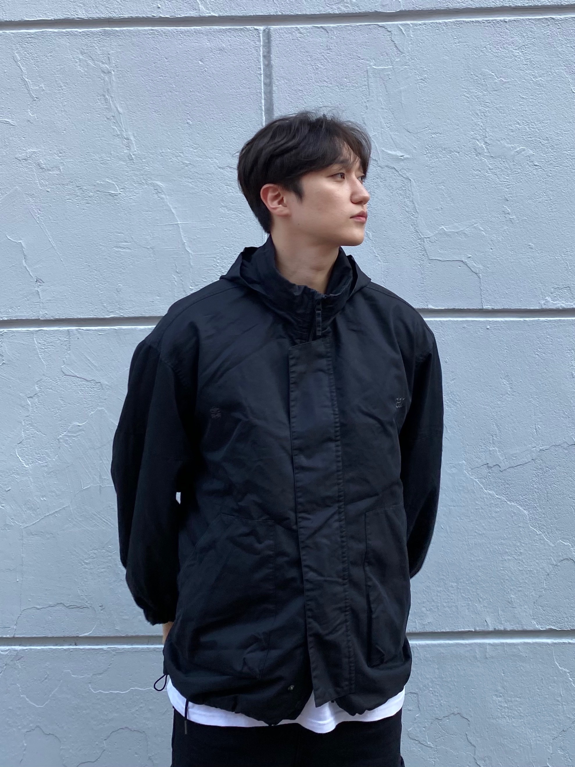 Polyteru Human Index Human Loosed Half Zip Knit Gray, Nike x Comme des Garcons Homme Plus Air Max Sunder SP White Black 착용 스타일 - 2