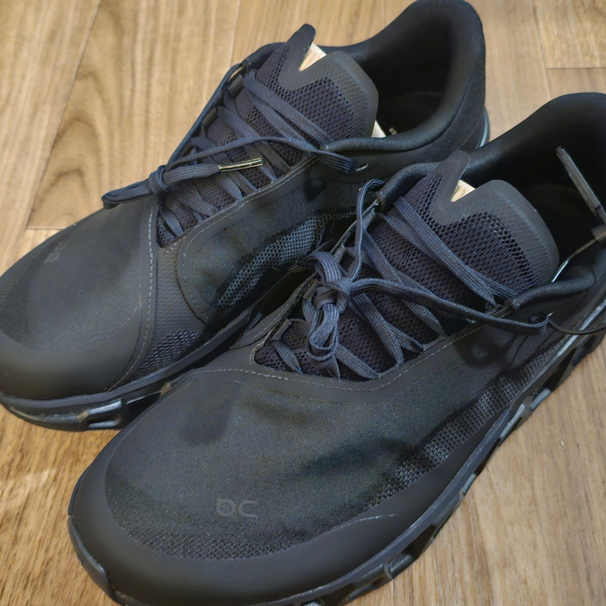 On Running x Post Archive Faction (Paf) Cloudmonster 2 Black Magnet 착용 스타일