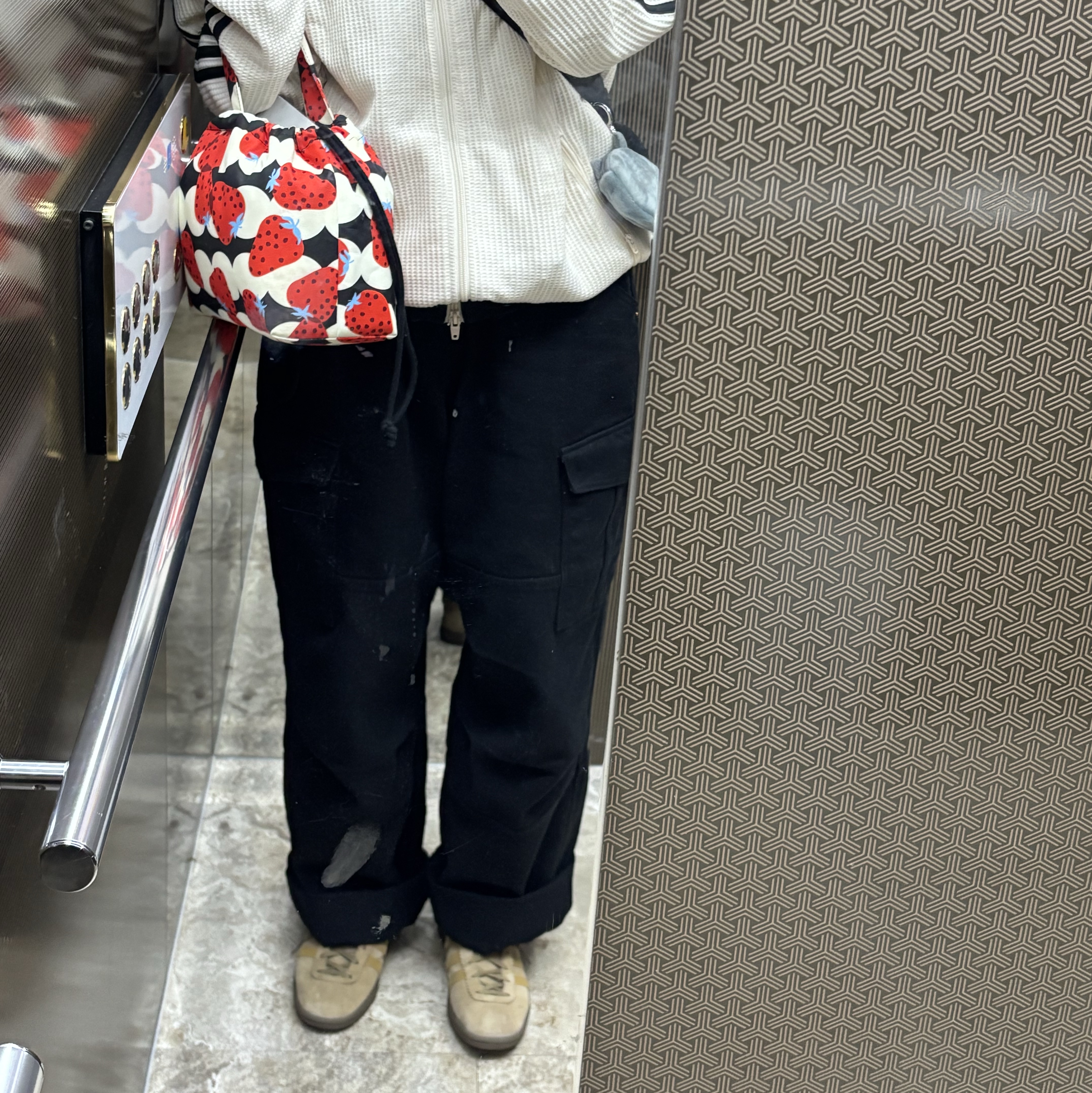 Adidas Waffle Beckenbauer Track Top Wonder White - KR Sizing 착용 스타일 - 1