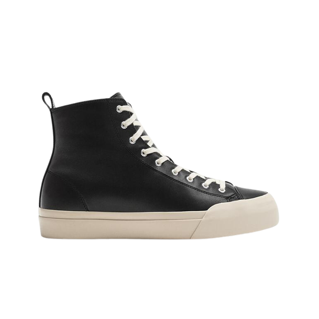 2122/320/800 Zara Leather Sneakers Black