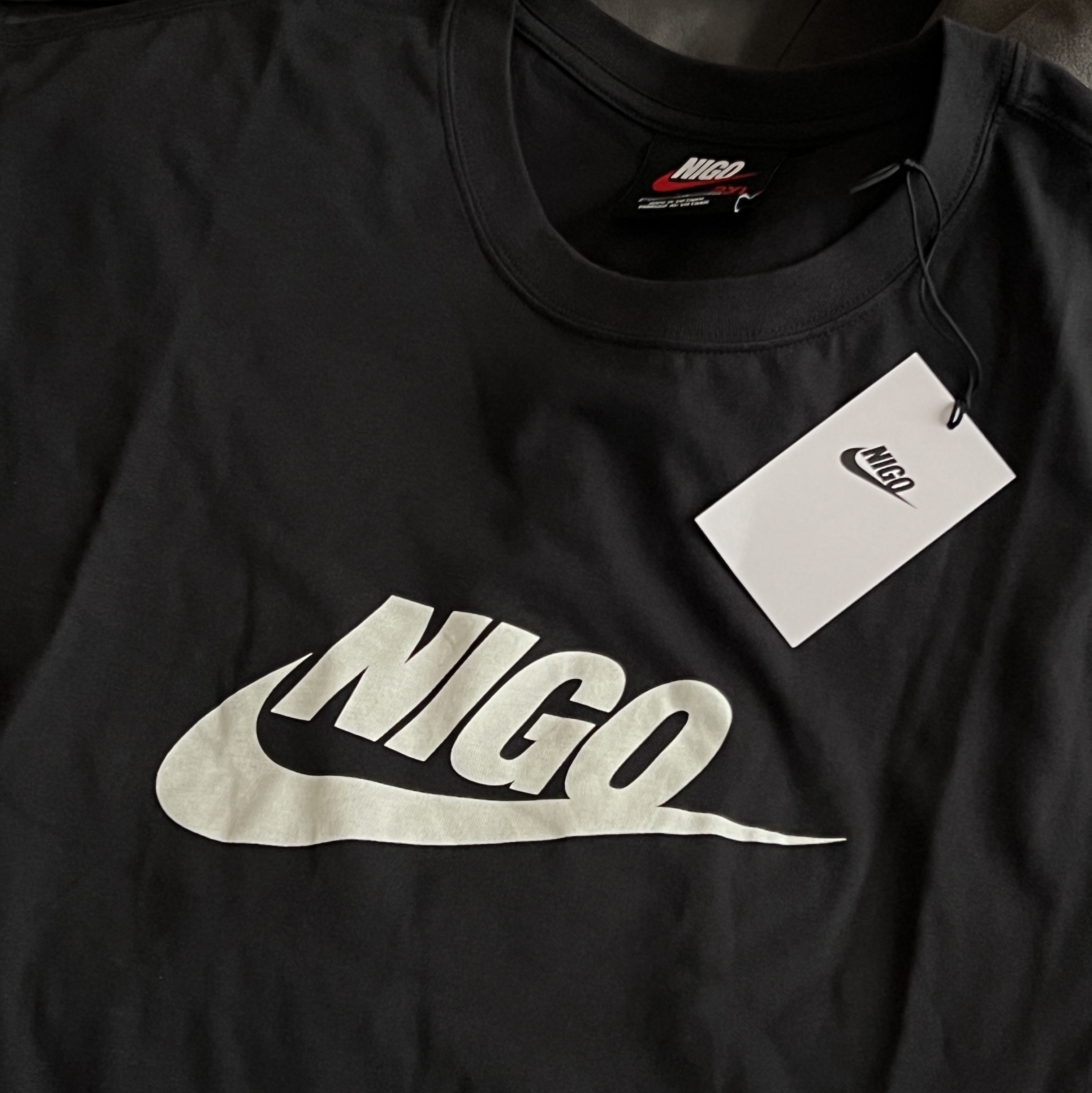 Nike x Nigo T-Shirt Black (FV5943-010) 착용 스타일