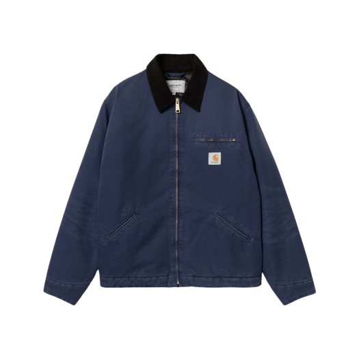 Carhartt WIP Organic Cotton Dearborn Canvas OG Detroit Jacket Air Force Blue Aged Canvas - Winter