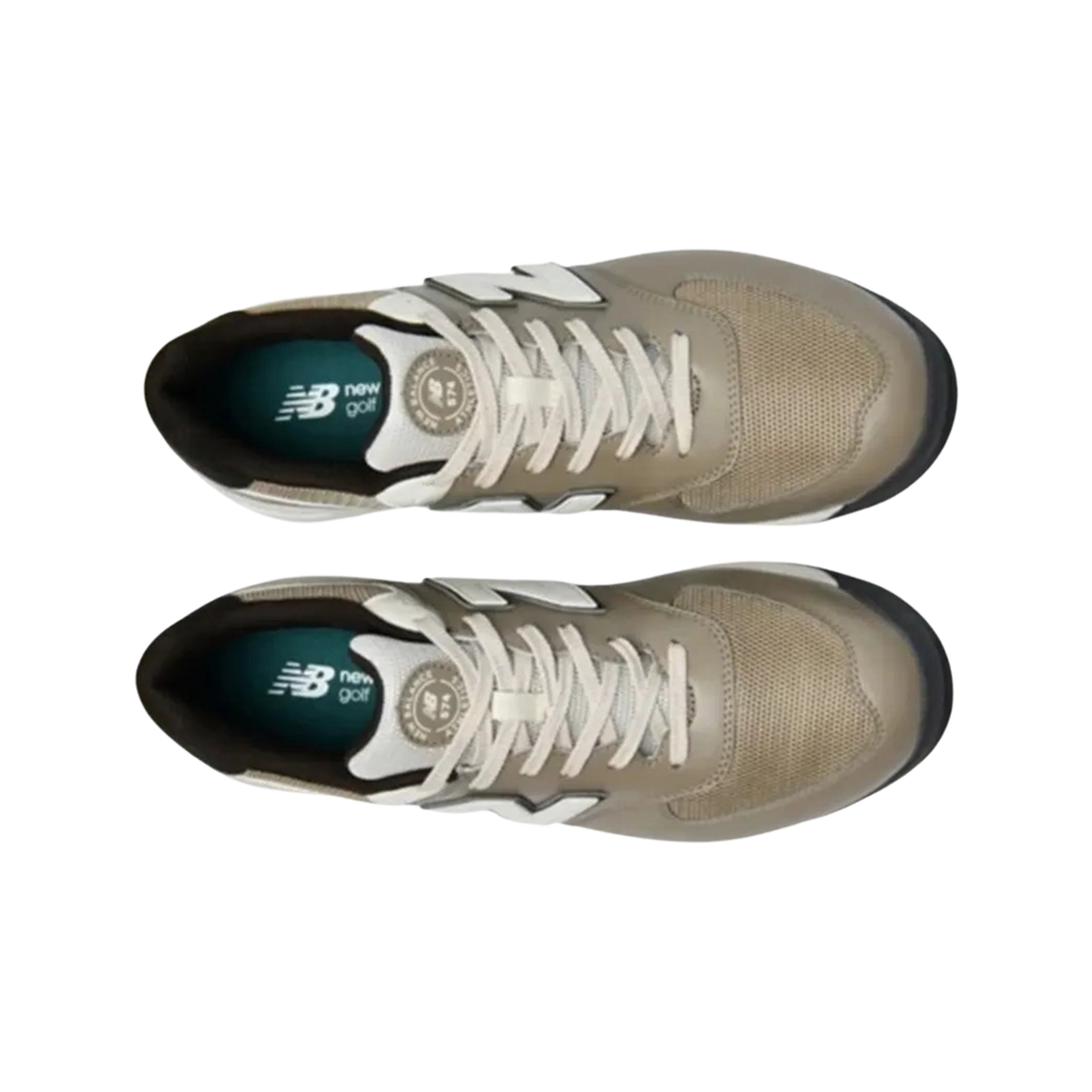 뉴발란스 골프 574 브라운 - 2E 와이드(New Balance Golf 574 Brown - 2E Wide) - 2