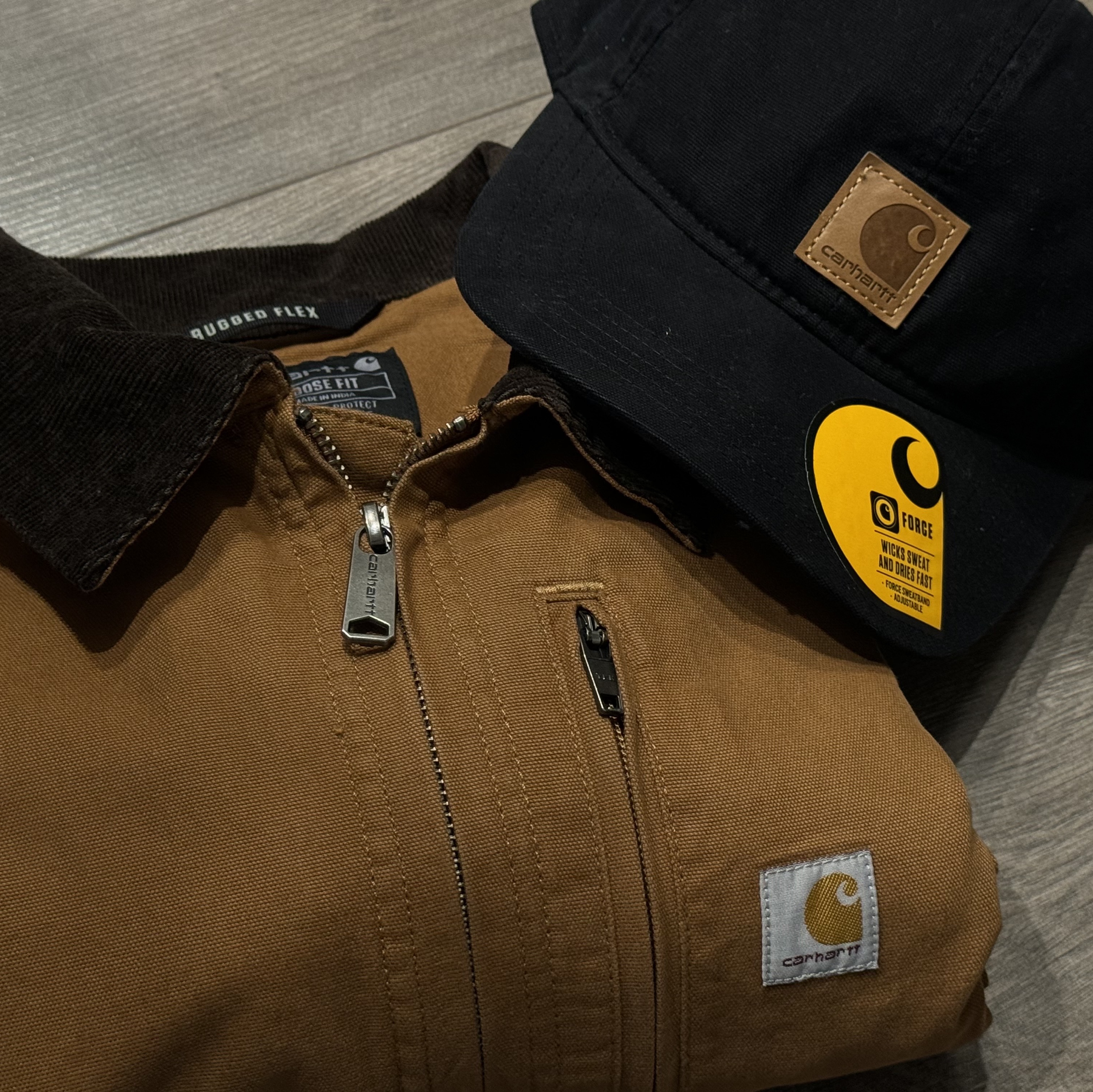 Carhartt Canvas Cap Black 착용 스타일