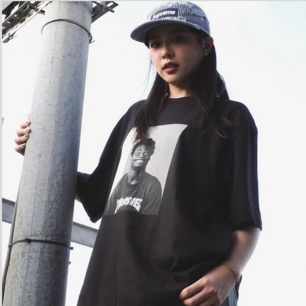 Supreme Denim Camp Cap Stripe - 24SS 착용 스타일 - 4