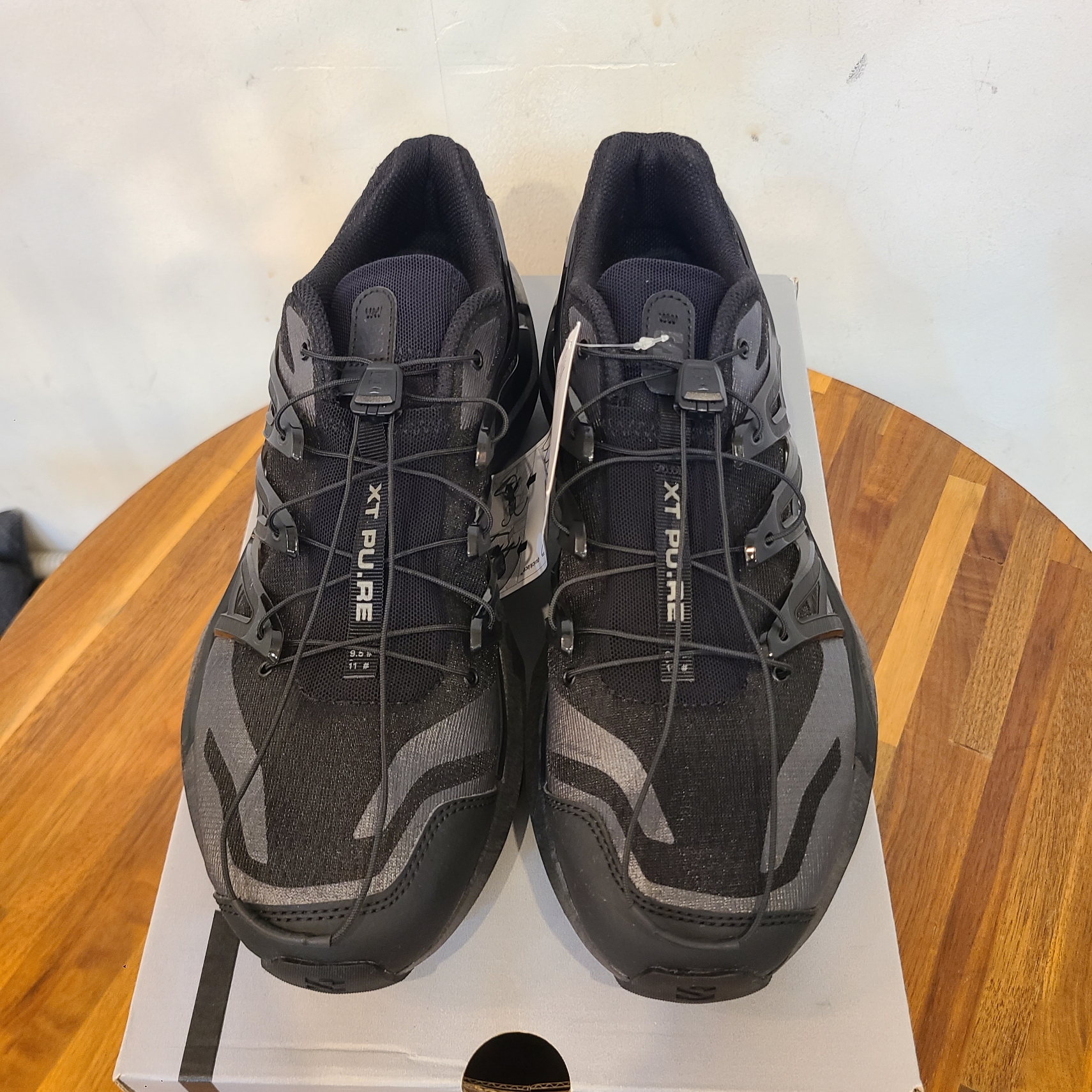 Salomon XT PU.RE ADV Black Phantom 착용 스타일