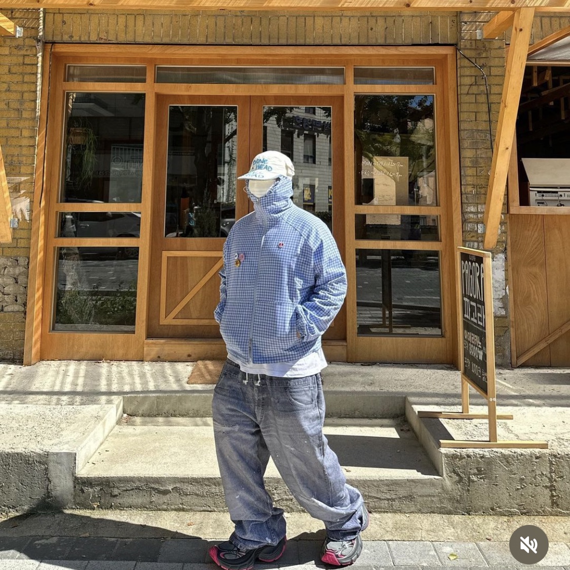 Problemallways Bonehead Ball Squad Corduroy Pocket Camp Cap White 착용 스타일 - 2