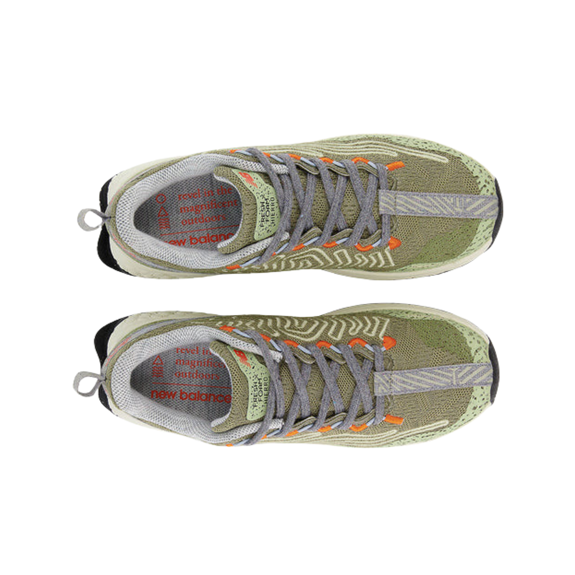 (W) 뉴발란스 프레쉬 폼 X 이에로 v7 퍼티그 그린 - D 와이드((W) New Balance Fresh Foam X Hierro v7 Fatigue Green - D Wide) - 2