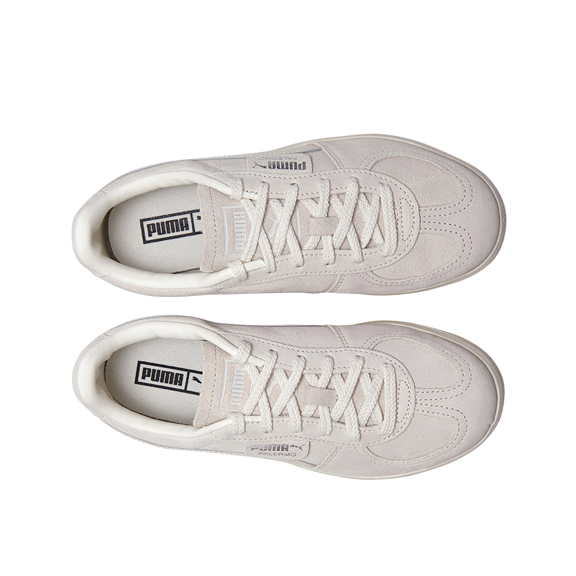 (W) 푸마 팔레르모 엘레바타 웜 화이트 실버((W) Puma Palermo Elevata Warm White Silver) - 2