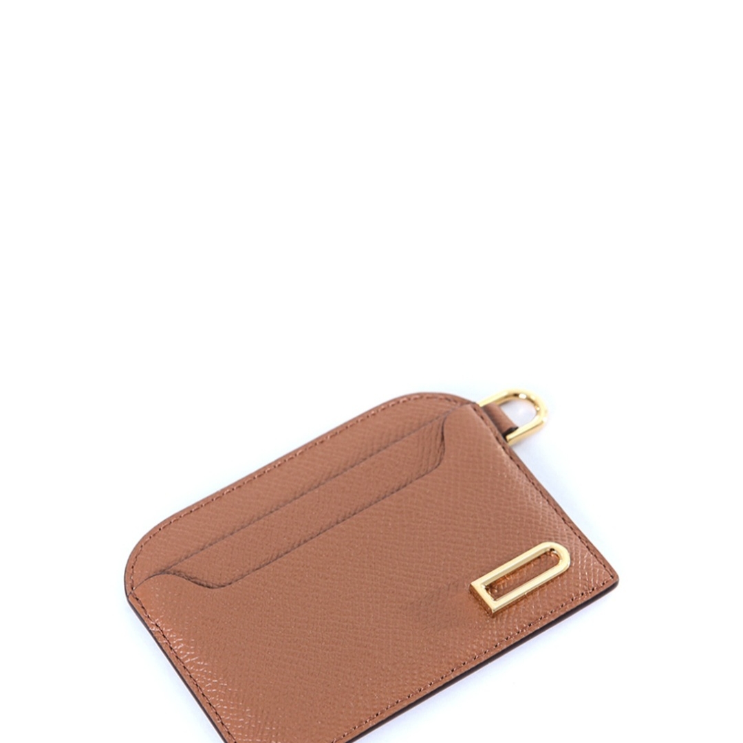 Delvaux Vagabond Card Holder Alpina Calf Tan 착용 스타일