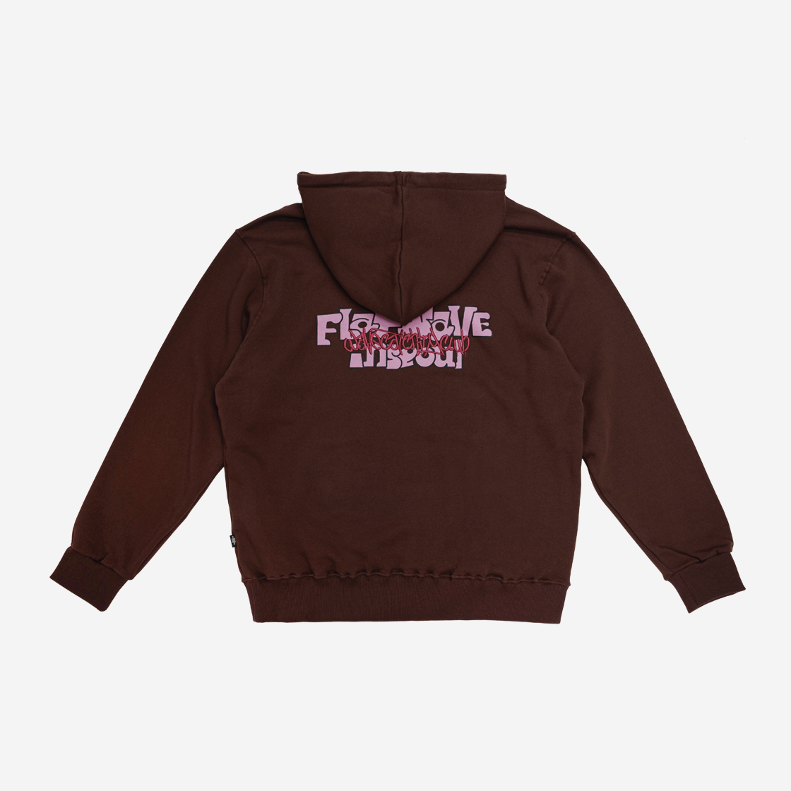 플랫웨이브 지 프린트 후디 브라운(Flatwave Ziii Print Hoodie Brown) - 2