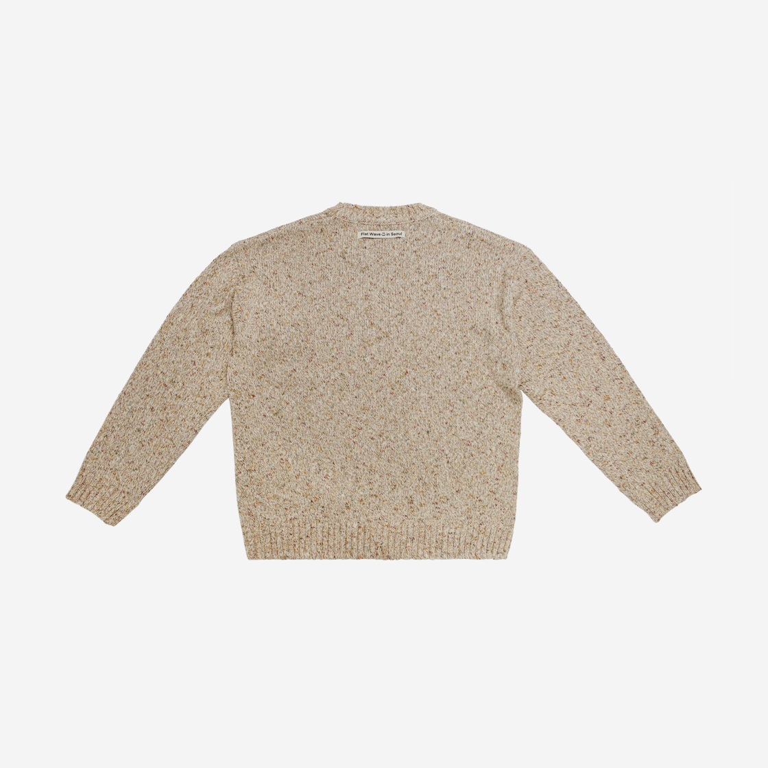 플랫웨이브 브리슨 마일드 라운드 니트 스웨터 베이지(Flatwave Brison Mild Round Knit Sweater Beige) - 2