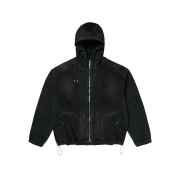 Thug Club Basic Emblem Denim Jacket Black - 24FW