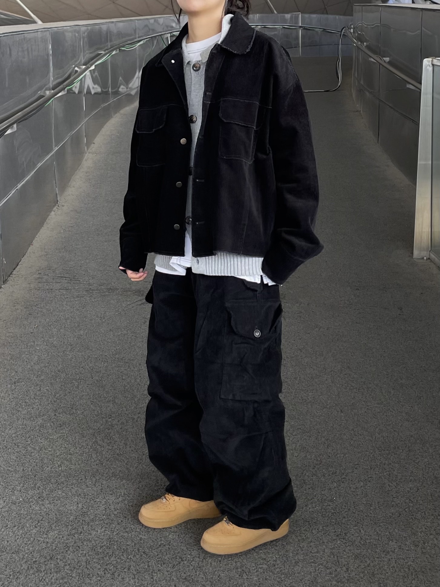 Carhartt Canvas Cap Black, Nike x Supreme Air Force 1 Low Flax 착용 스타일 - 2