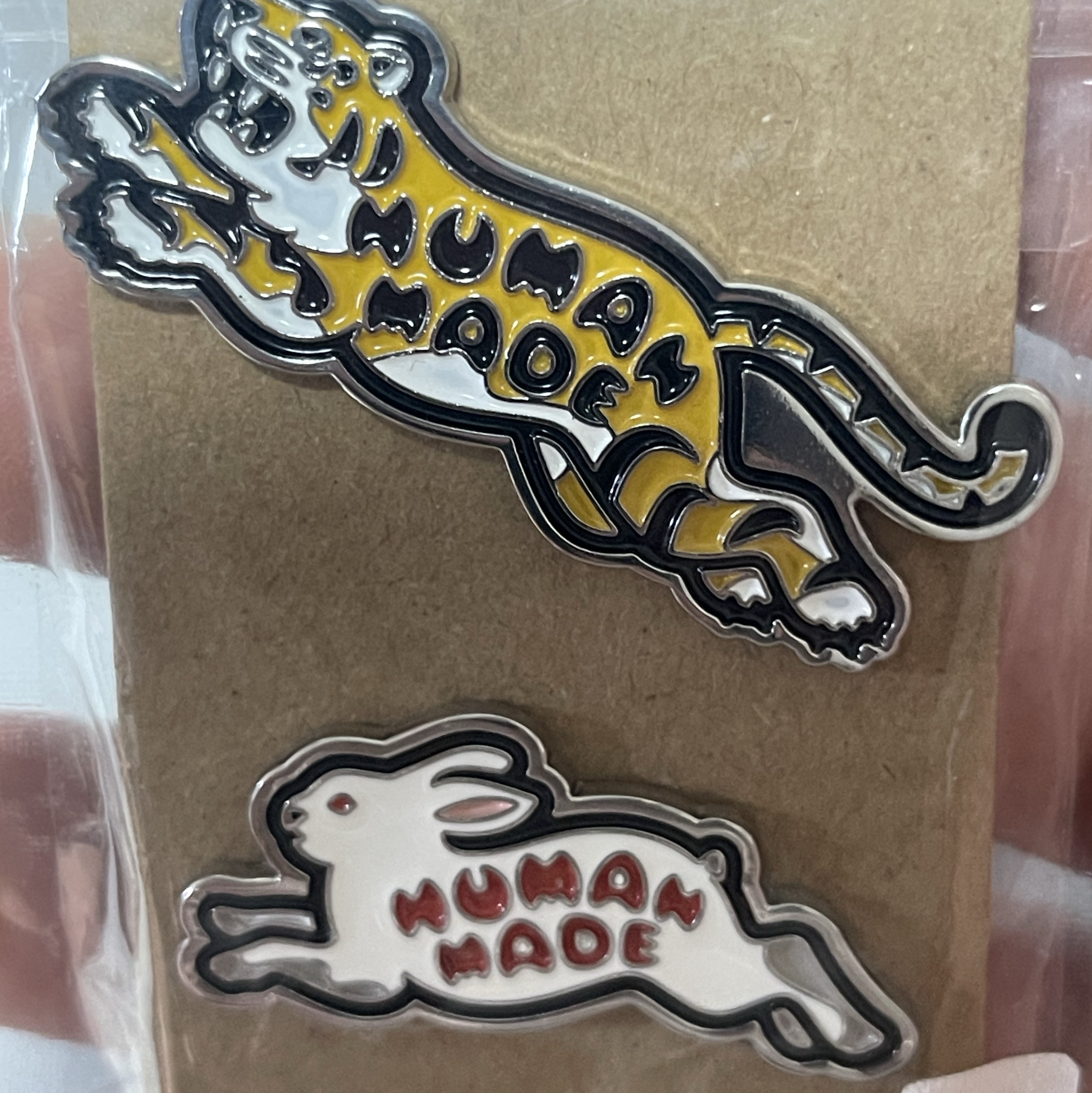 Human Made Animal Pin Set #1 Silver 착용 스타일