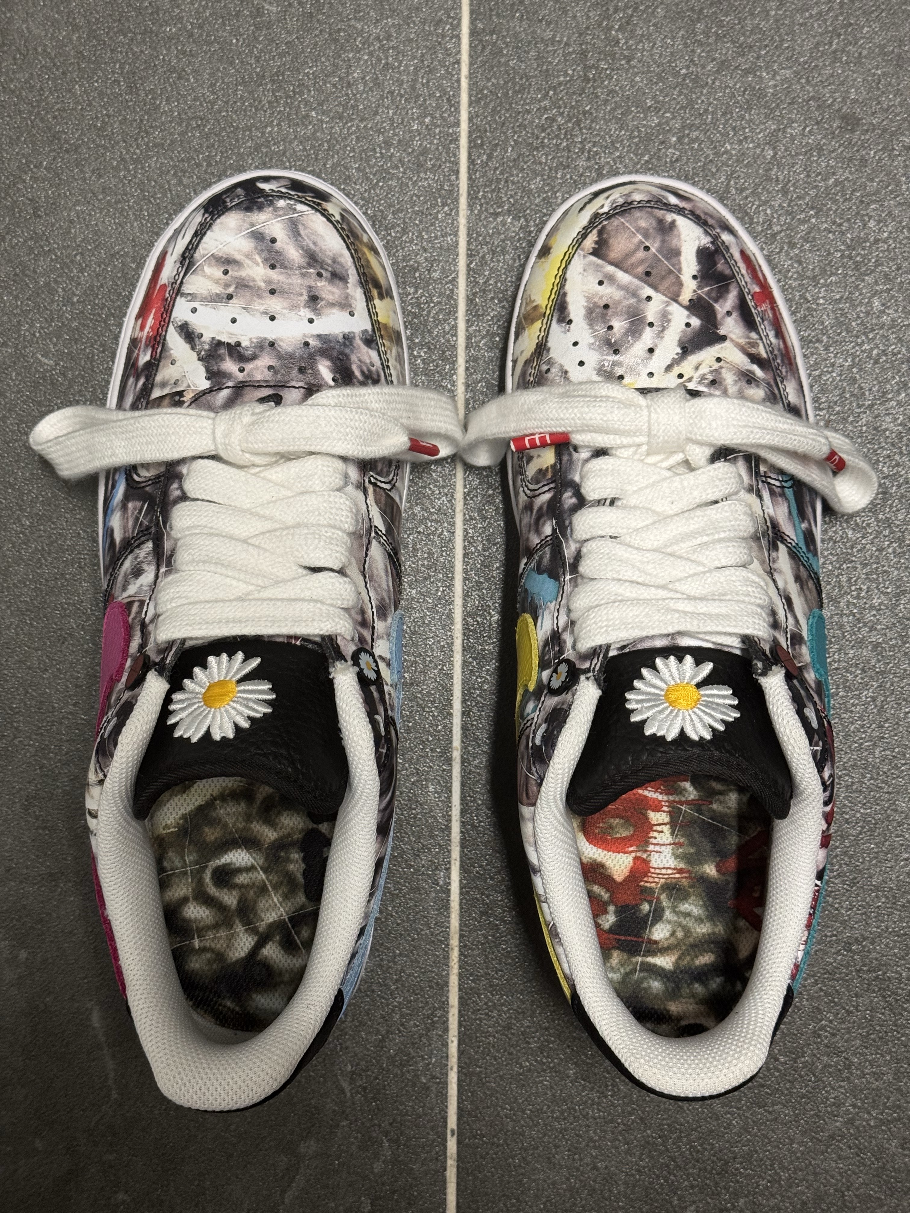 Nike x Peaceminusone Air Force 1 Low Para-Noise 3.0 Black and Multicolor 착용 스타일 - 2