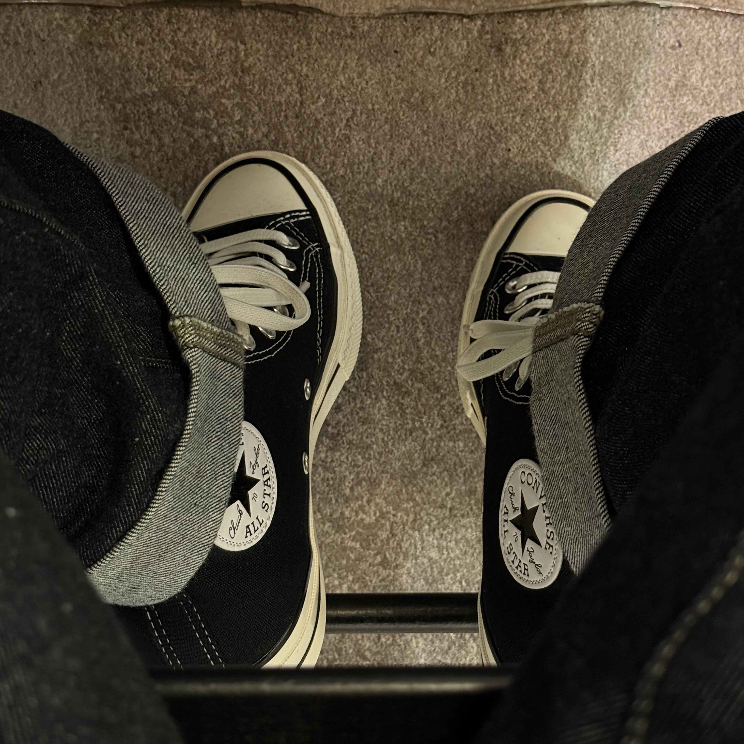 Converse Chuck 70 Hi Black 착용 스타일