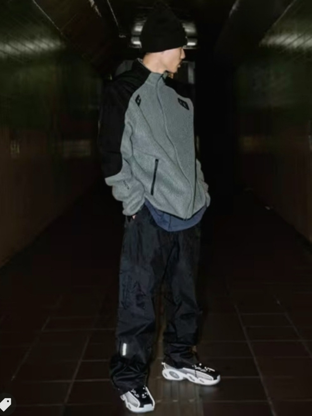 Nike x Drake Nocta 8K Peaks Track Jacket Iron Grey (DV3635-068), Nike ACG Arctic Wolf Full Zip Top Black Anthracite - Asia 착용 스타일 - 2