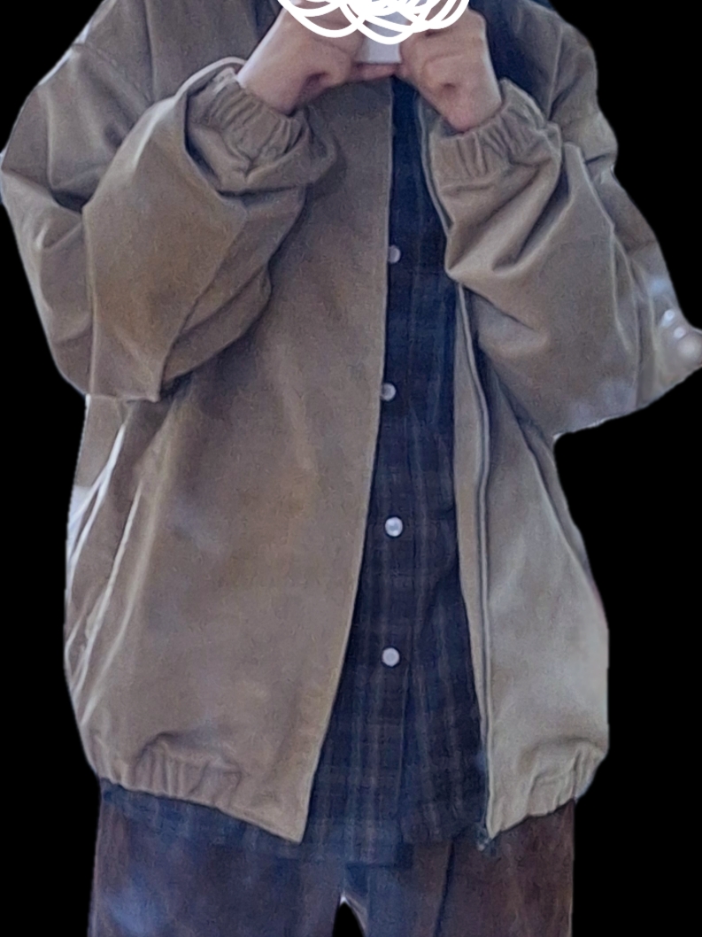 Nike Life Harrington Jacket Khaki - US/EU 착용 스타일