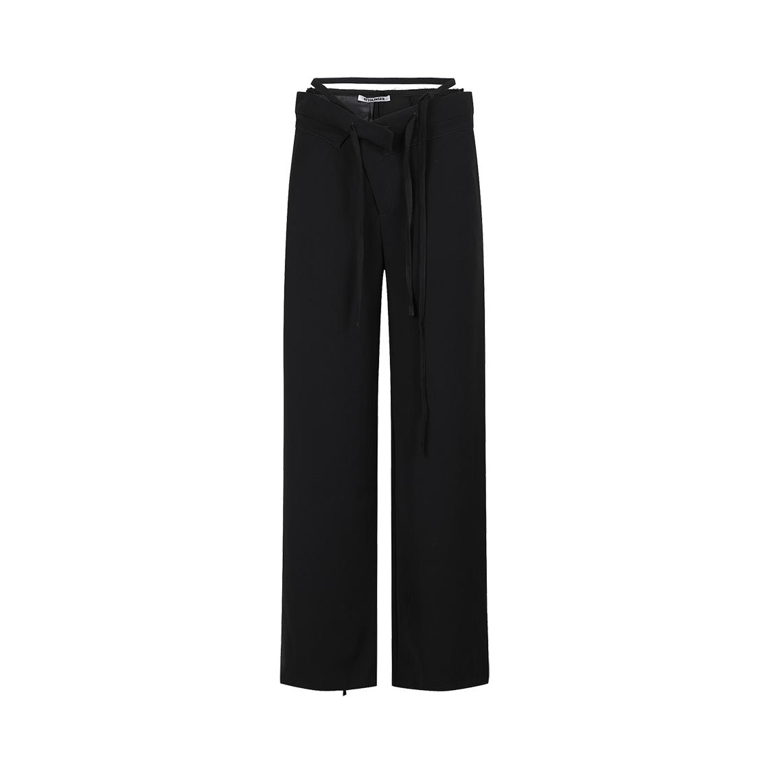 오토링거 우먼 더블 폴드 수트 팬츠 블랙 - 24FW(Ottolinger Women Double Fold Suit Pants Black - 24FW)