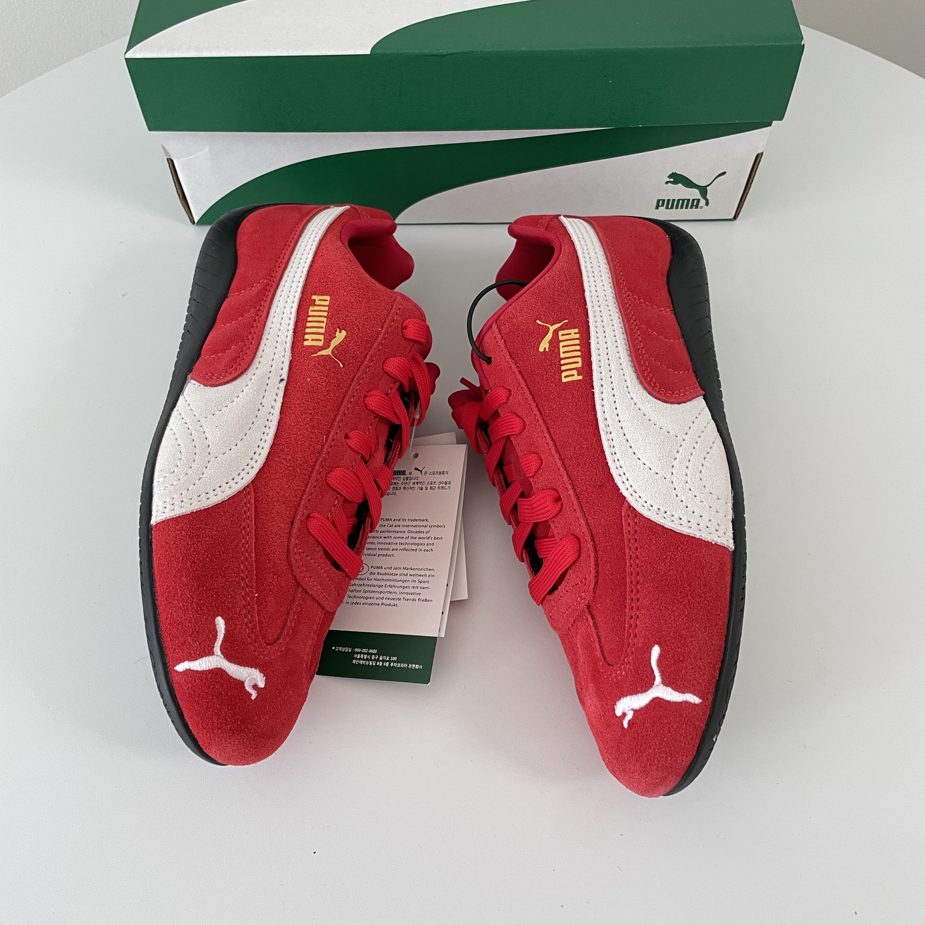 Puma Speedcat OG Red White 착용 스타일 - 2