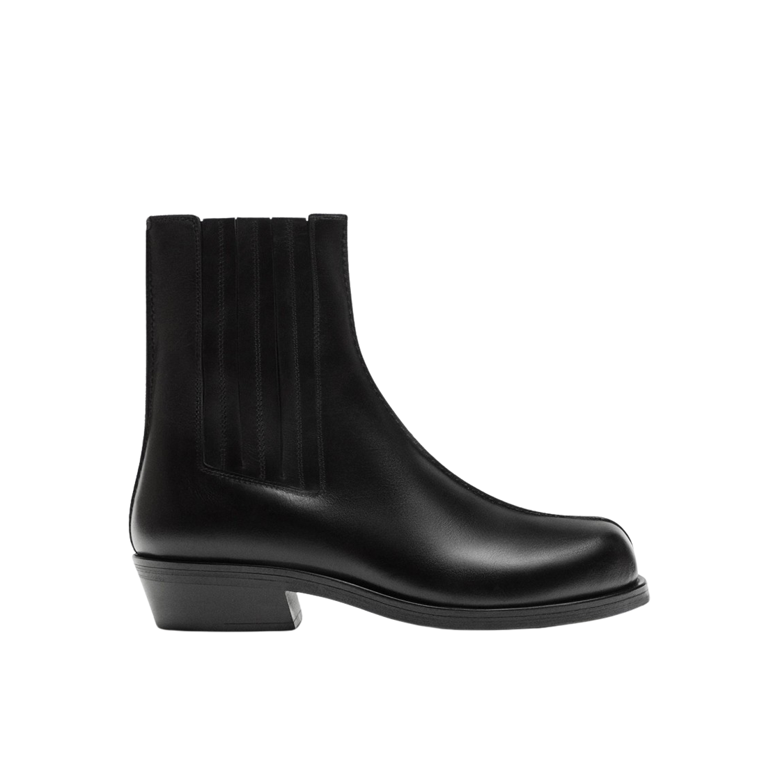 자라 x 나누시카 레더 첼시 부츠 블랙(Zara x Nanushka Leather Chelsea Boots Black)
