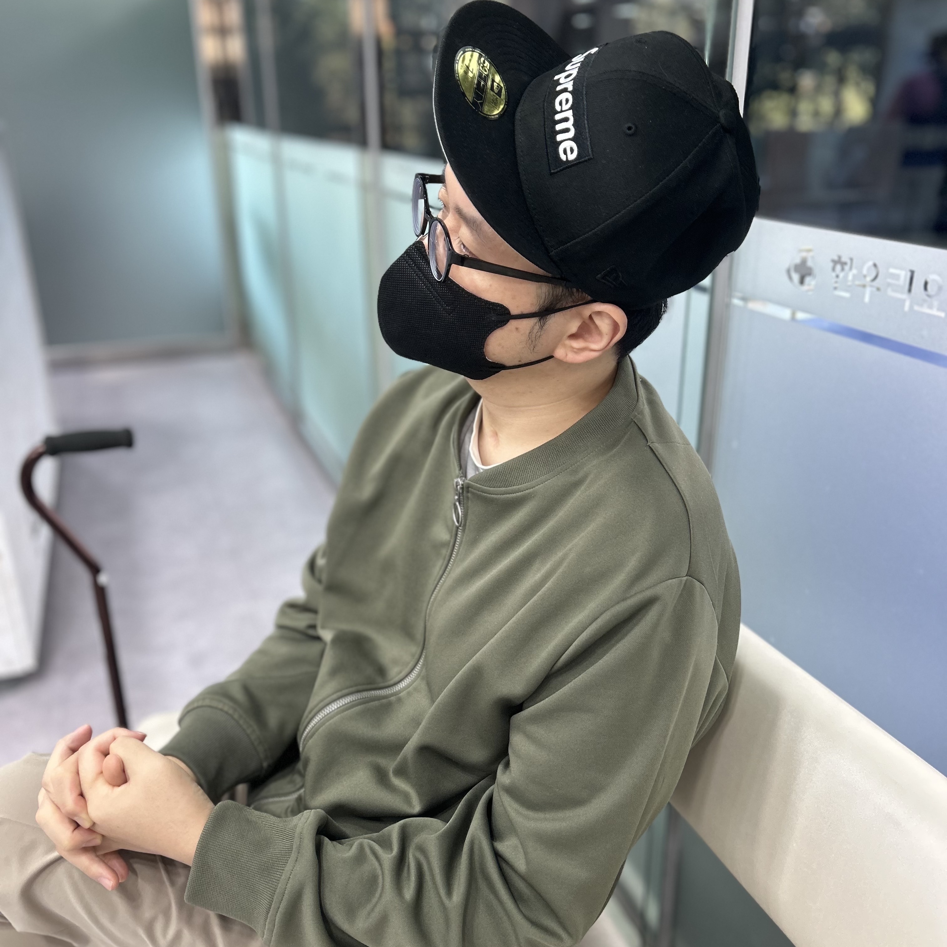 Supreme Sharpie Box Logo New Era Black - 24SS 착용 스타일 - 1