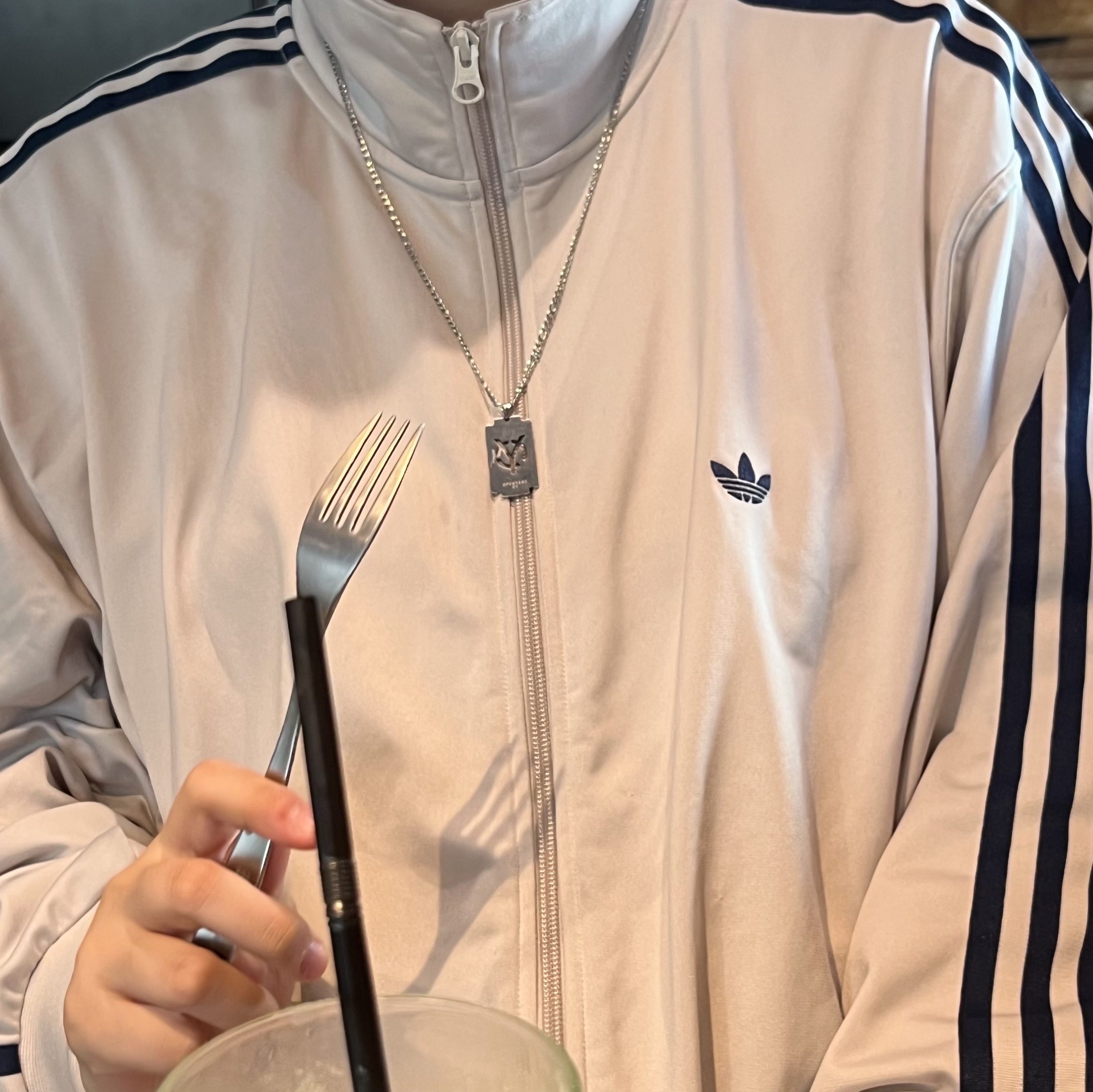 Adidas Originals Beckenbauer Track Top Bliss - KR Sizing 착용 스타일