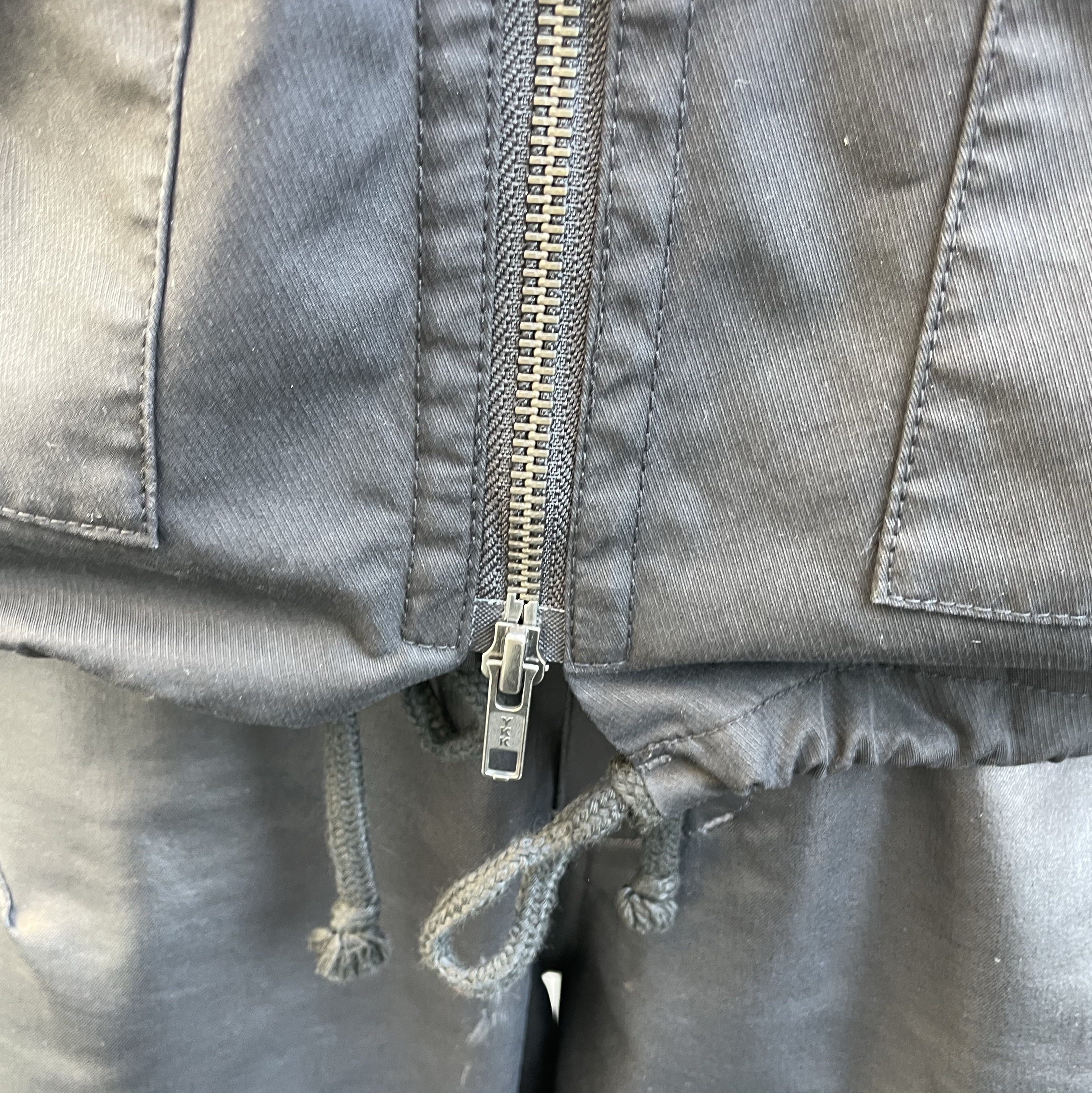 Polyteru Human Index Human Loosed Half Zip Knit Gray 착용 스타일 - 8