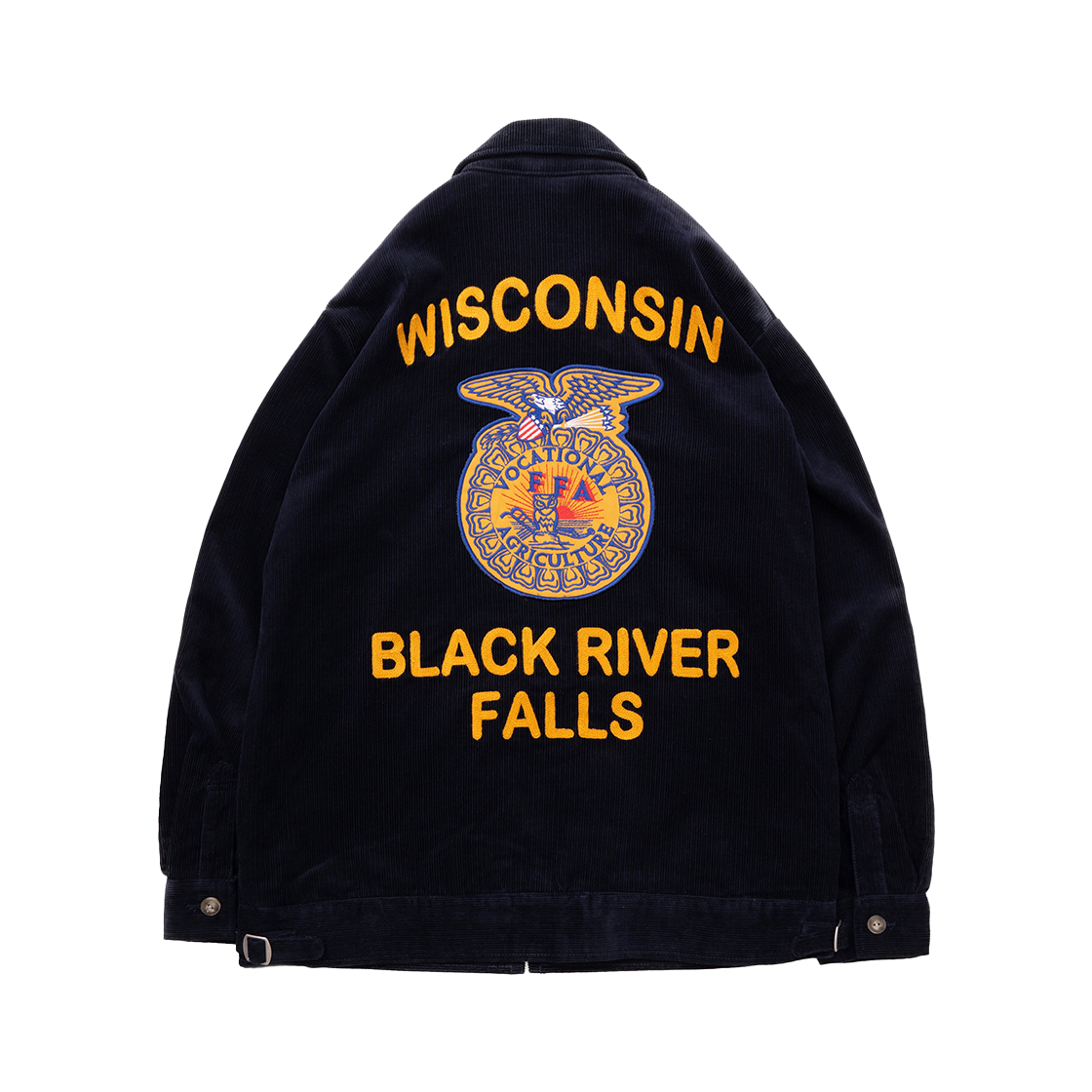 휴스턴 재팬 코듀로이 엠브로이더리 자켓 FFA 네이비 51448NV(Houston Japan Corduroy Embroidery Jacket FFA Navy 51448NV) - 2