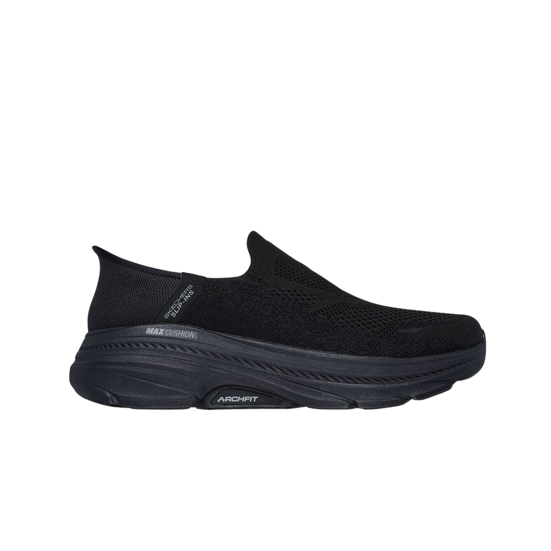 스케쳐스 맥스 쿠셔닝 아치핏 2.0 슬립인스 블랙(Skechers Max Cushioning Arch Fit 2.0 Slip Ins Black)