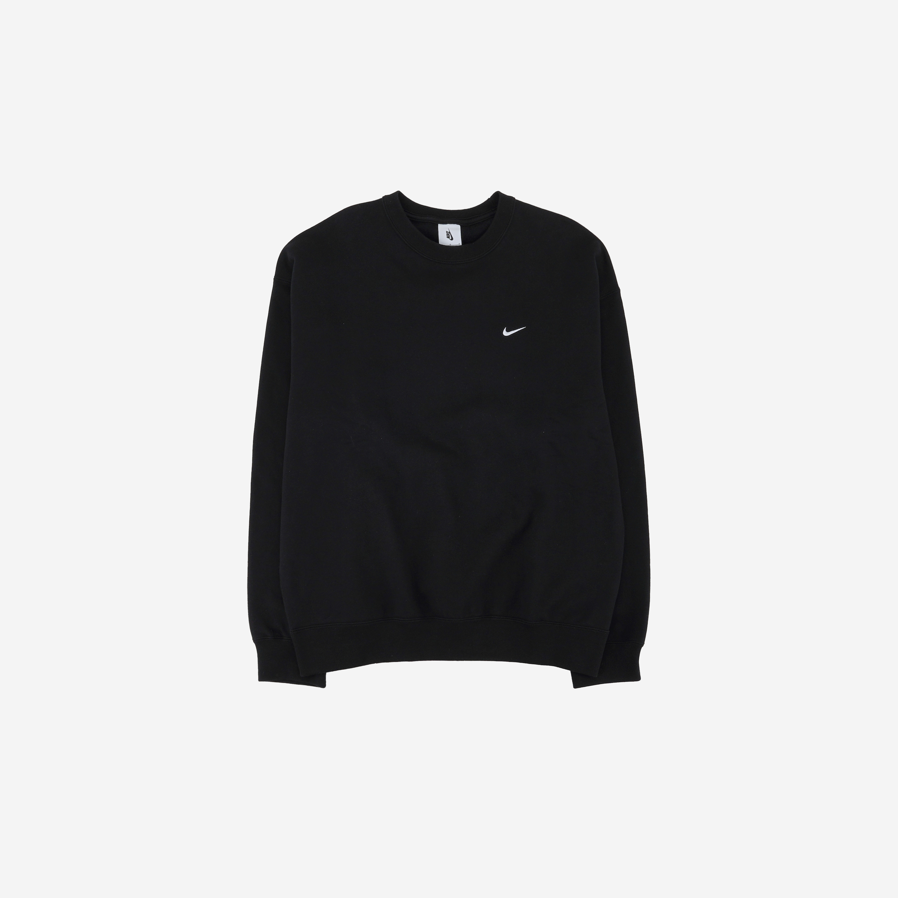 Nike Solo Swoosh Fleece Crew Black - Asia