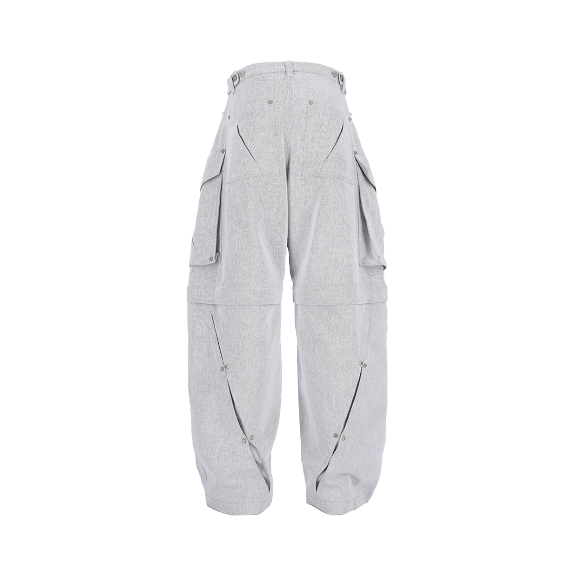 에르 바이 에러리스트 스카 디테쳐블 카고 데님 팬츠 애쉬(ERR BY ERRORIST Scar Detachable Cargo Denim Pants Ash) - 3