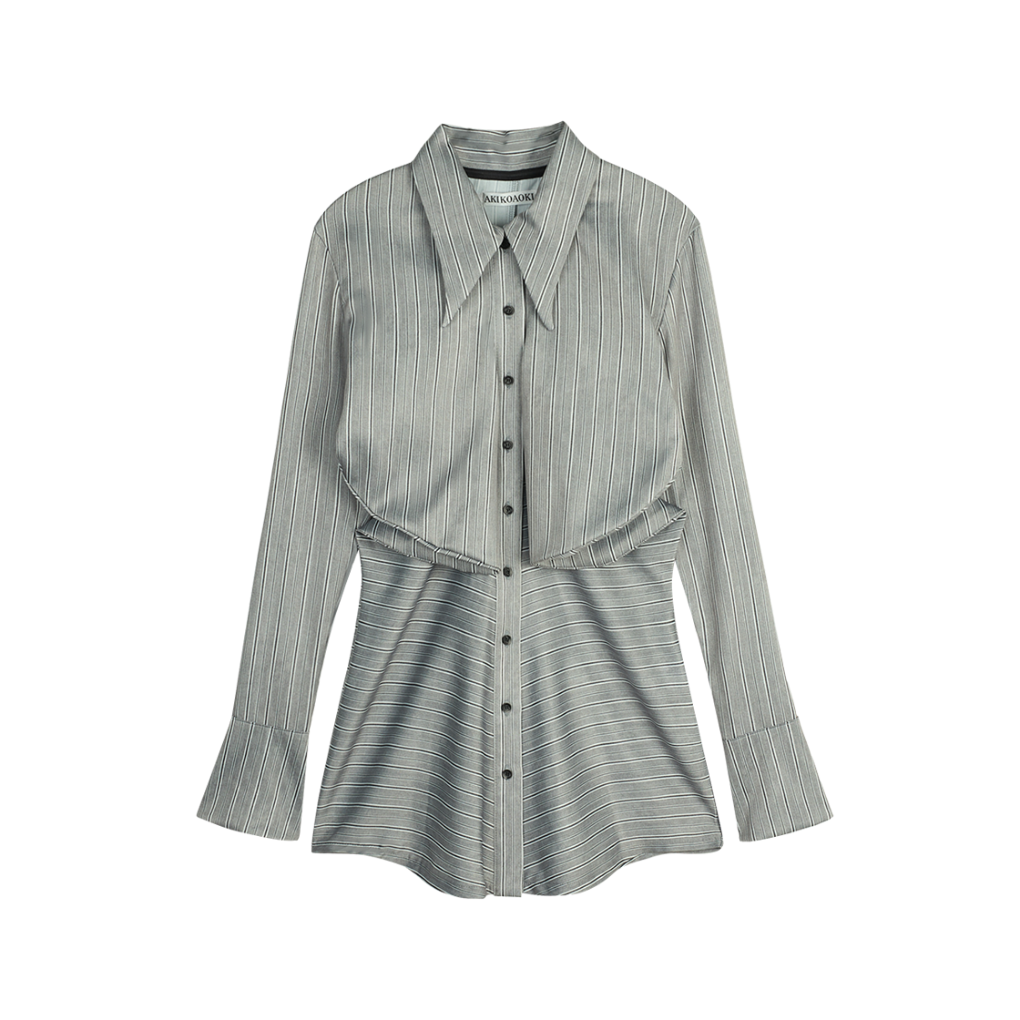 KW4DSHLAK02BK Akikoaoki Women Heidi 03 Print Stripes - 24FW