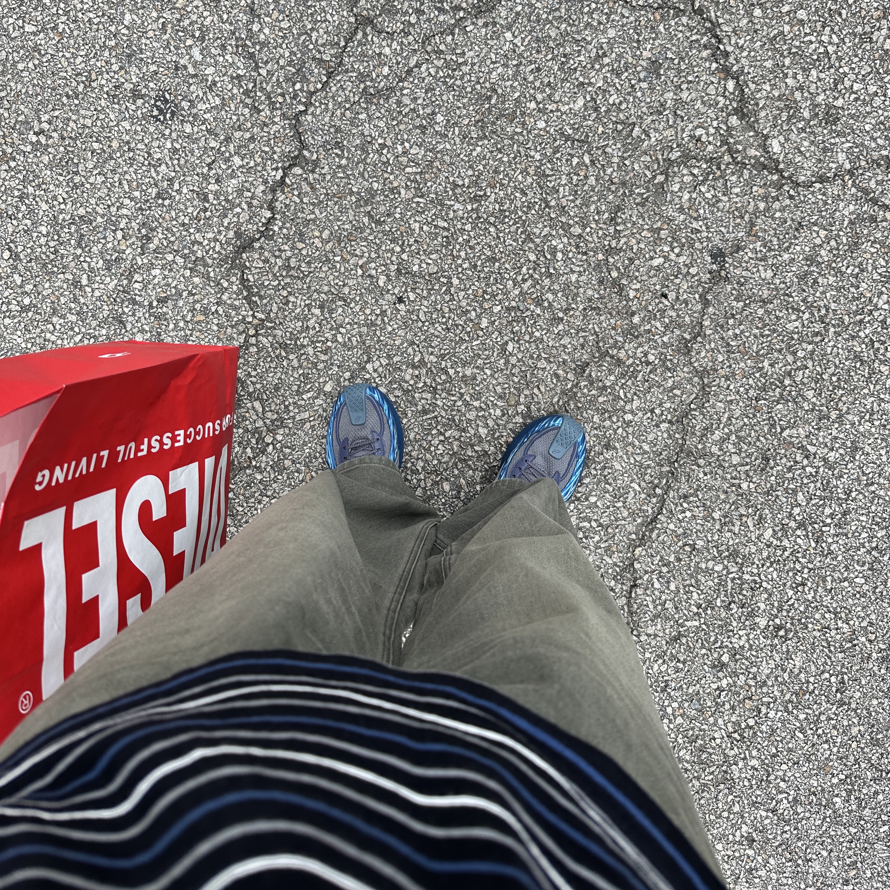 (W) Asics x Kiko Kostadinov Gel-Flammae Blue Ironclad 착용 스타일