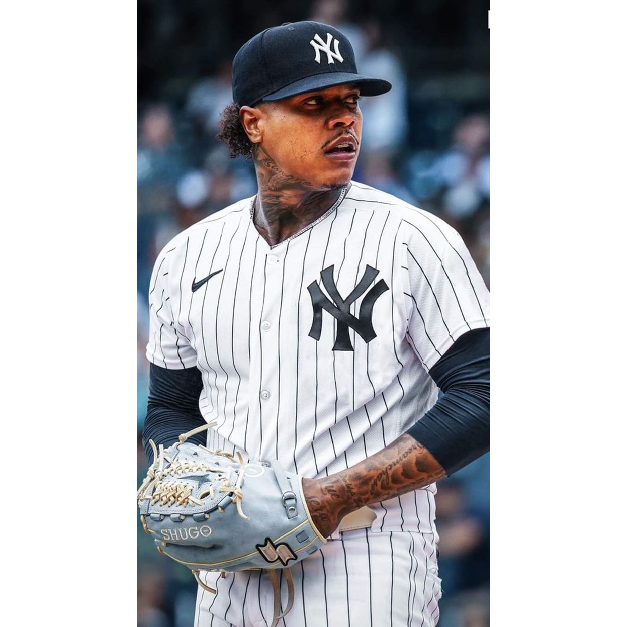 New Era 59Fifty MLB Authentic New York Yankees Game Navy, New Era 59Fifty MLB Seoul Series LA Dodgers Dark Royal 착용 스타일 - 10