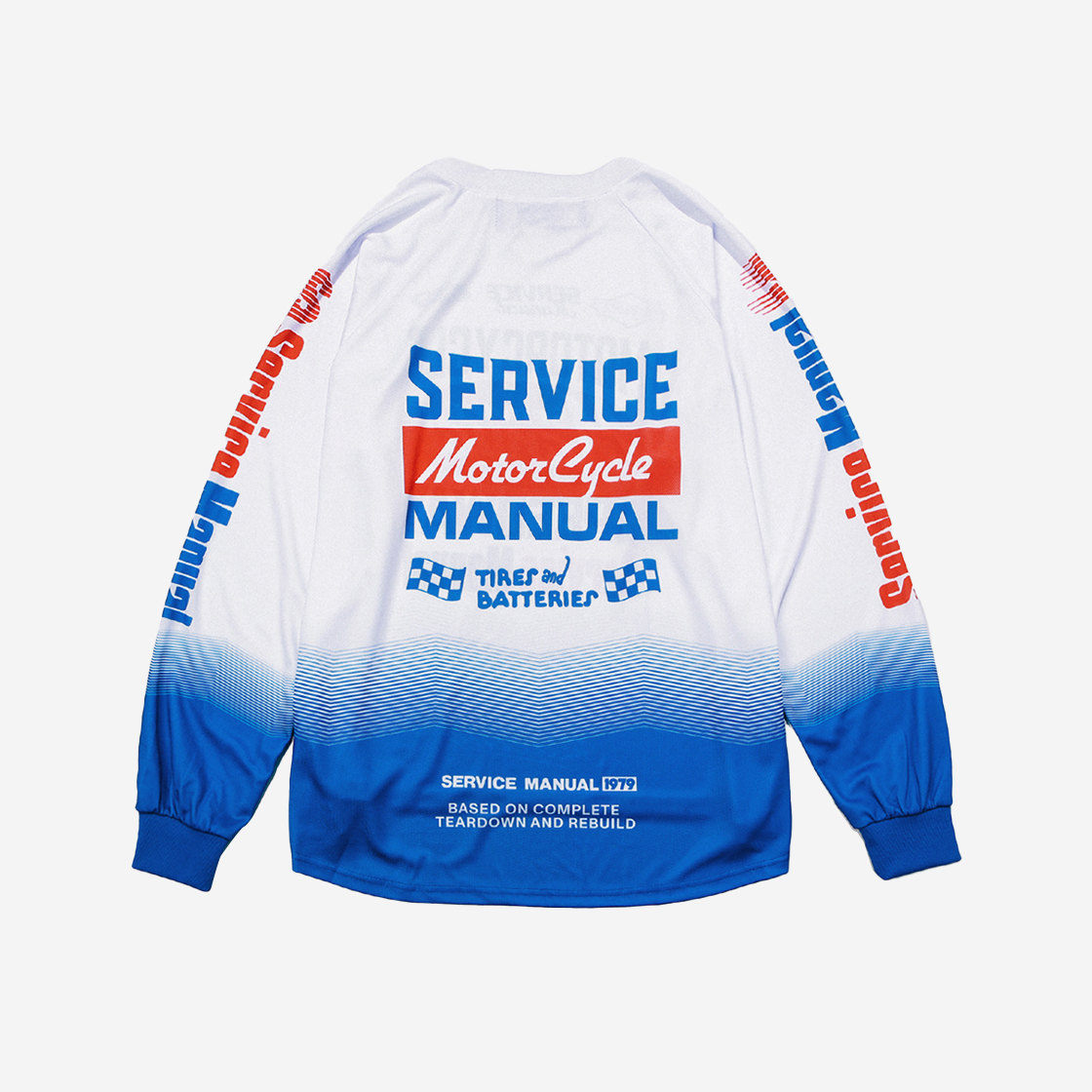 서비스매뉴얼 로고 모토사이클 져지(Service Manual SVMN Logo Motorcycle Jersey) - 2