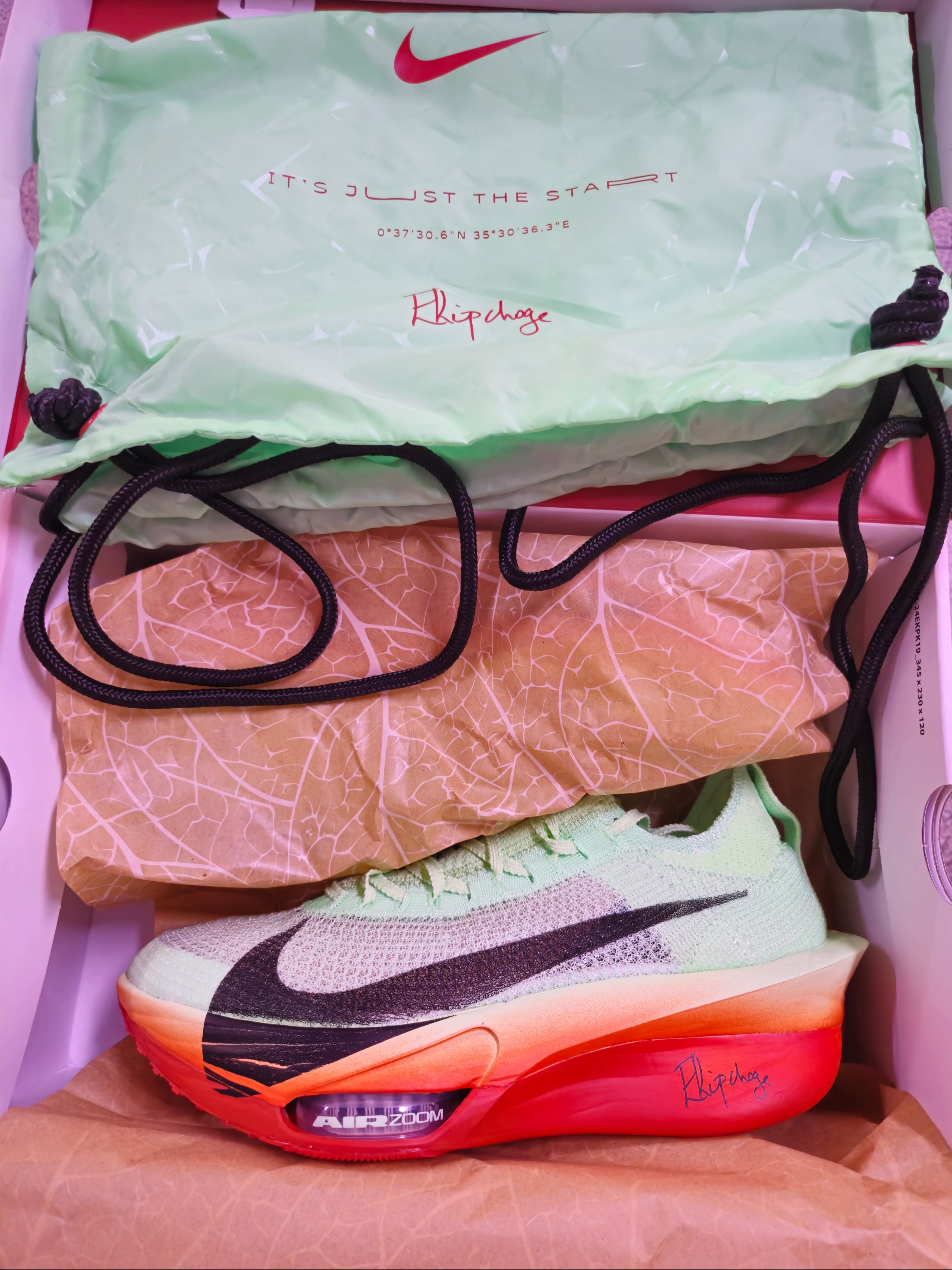 Nike Air Zoom Alphafly Next% 3 Eliud Kipchoge 착용 스타일